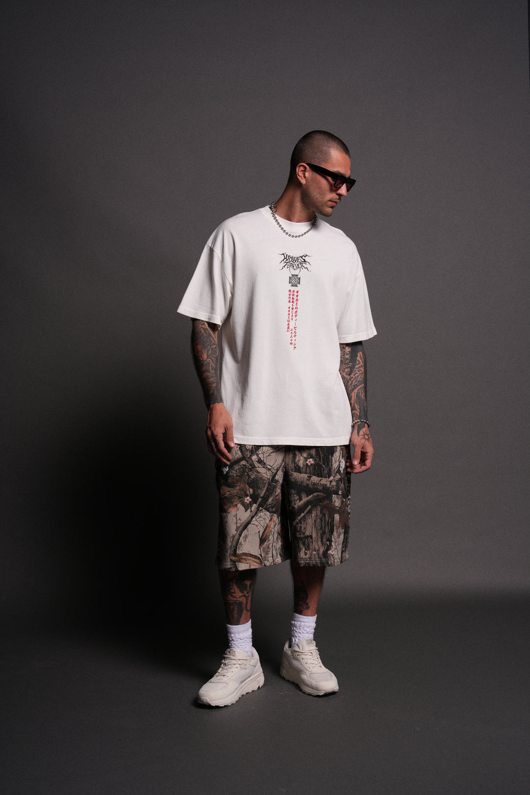 Unbreakable Will "Premium" Oversized Tee in Cream