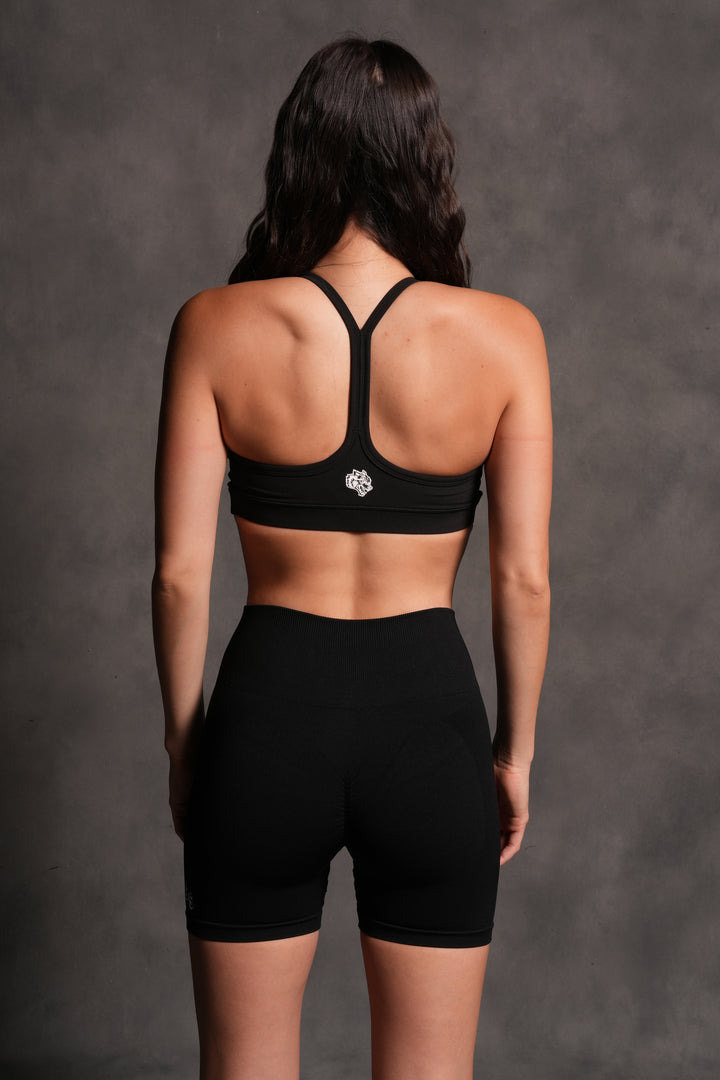 Jumbo Hardcore "Energy" Everyday Sports Bra in Black