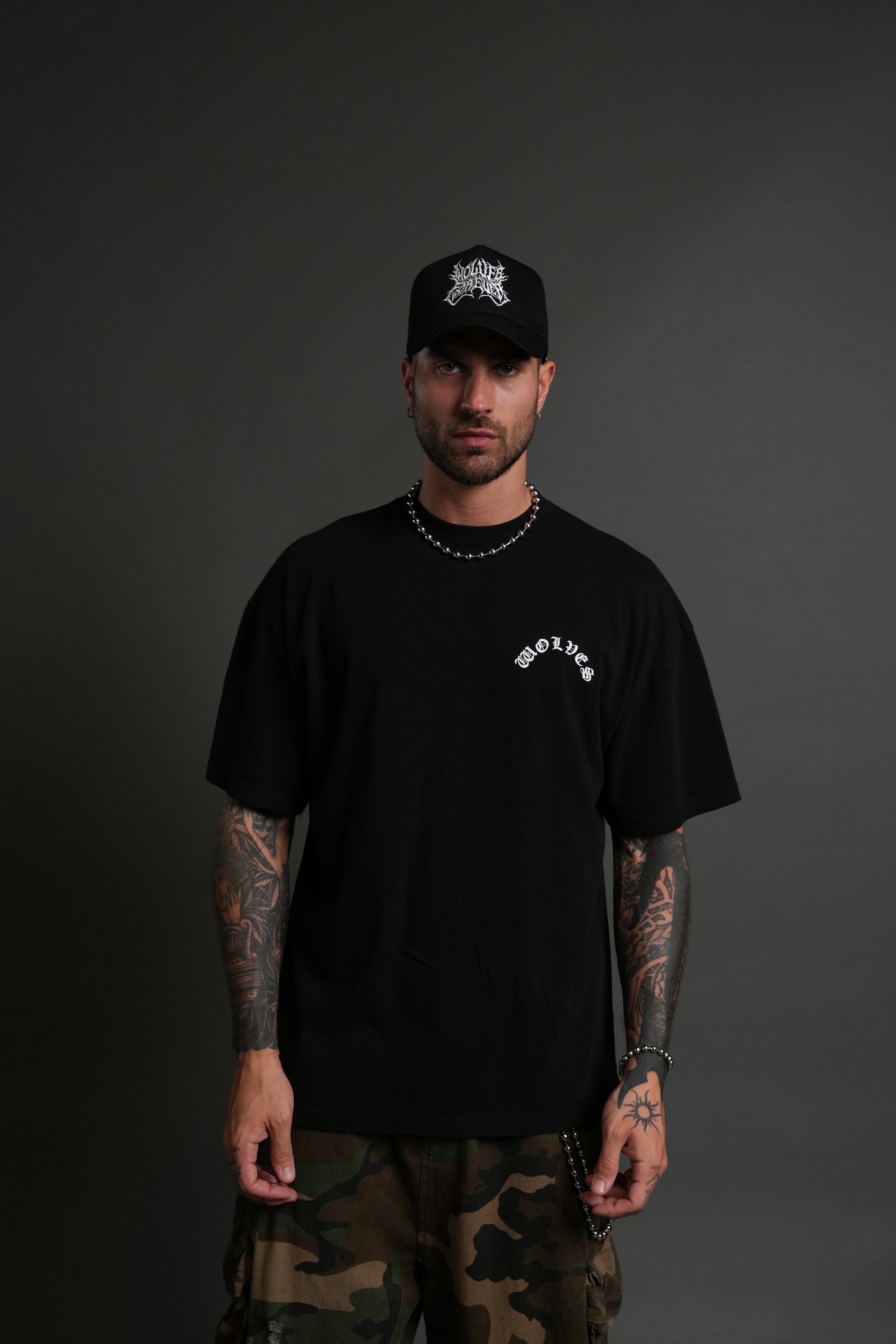 Darc Creation "Premium" Oversized Tee in Black