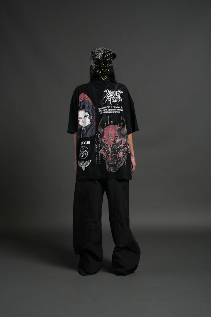Demon Within "Premium" Oversized Tee in Black
