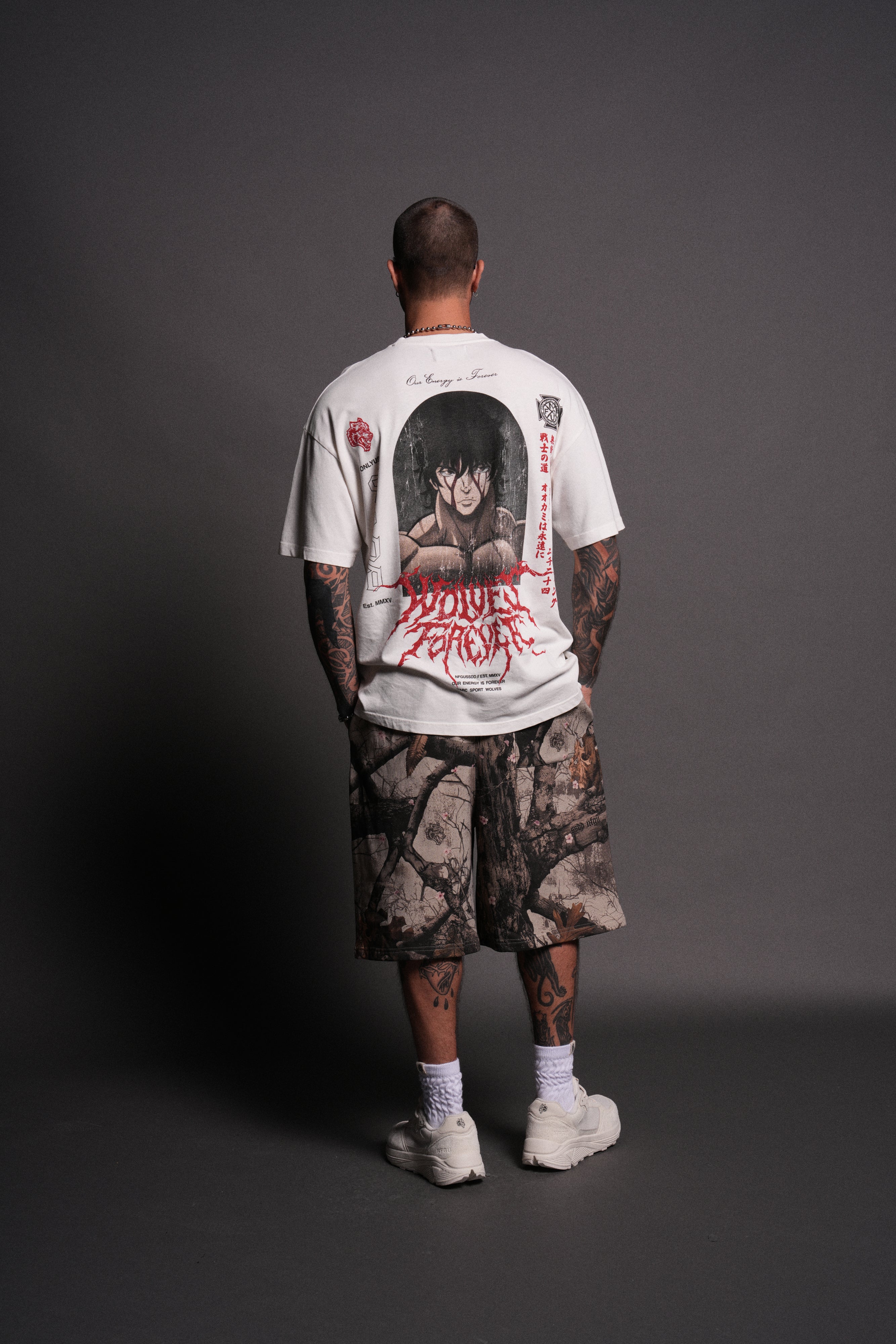Unbreakable Will "Premium" Oversized Tee in Cream
