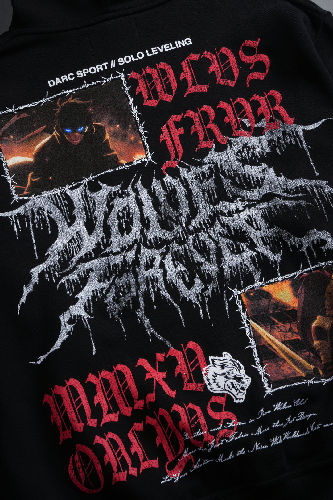 Demon Knight "Pierce" Hoodie in Black
