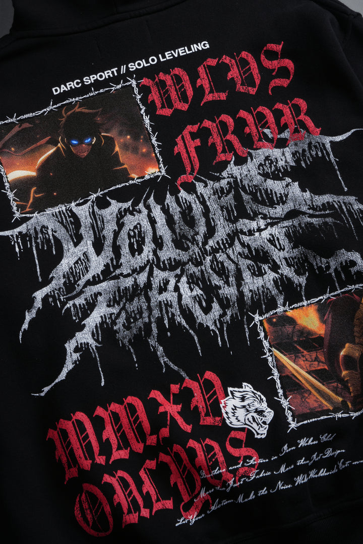 Demon Knight "Pierce" Hoodie in Black