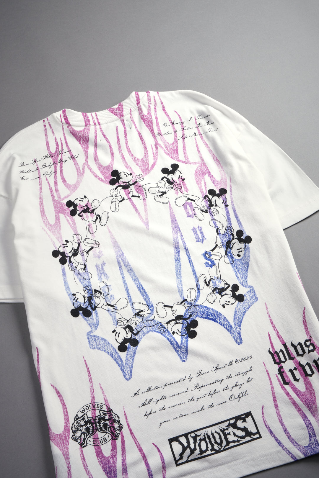 Mickey Forever Premium Oversized Tee in Cream