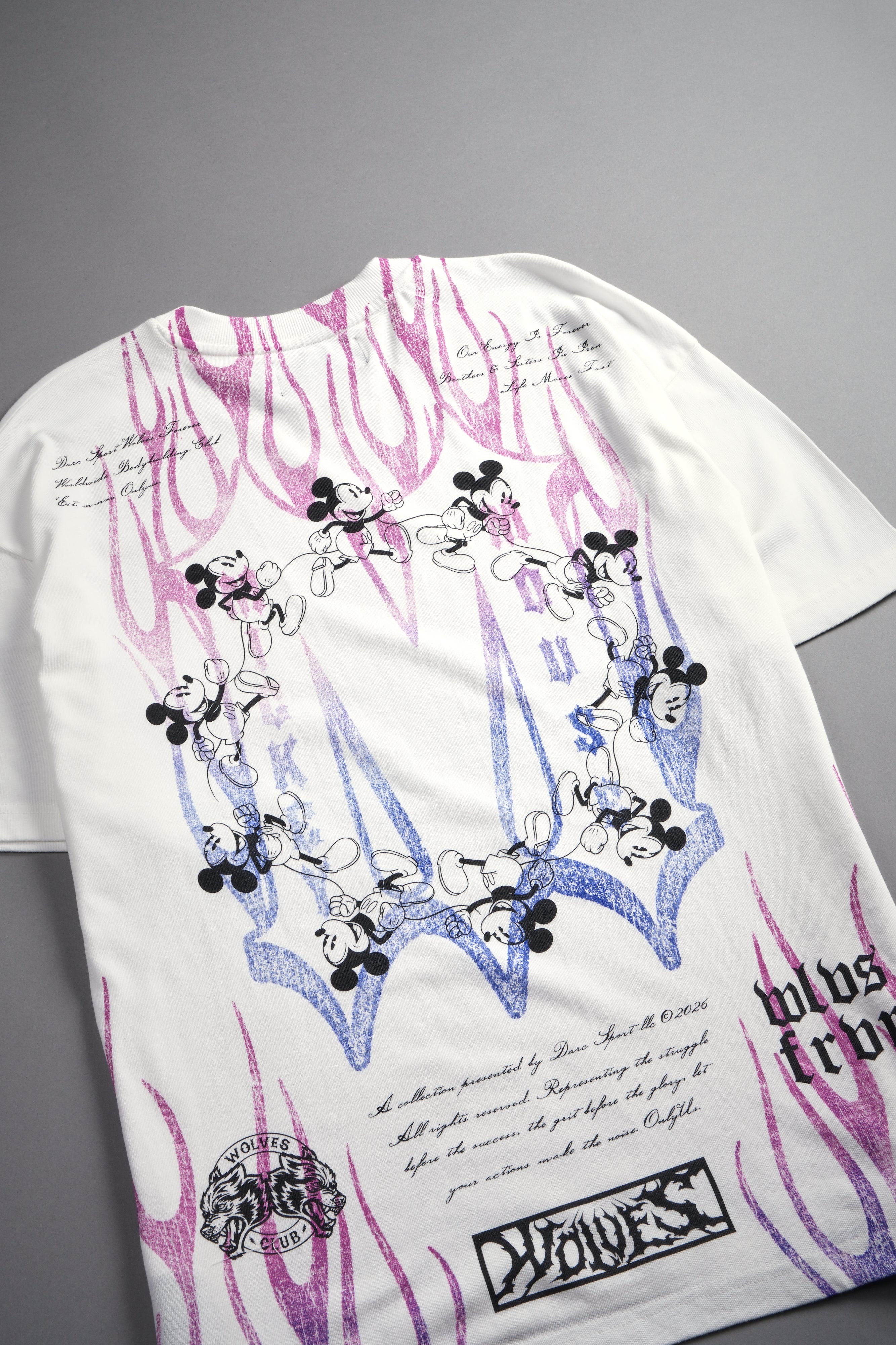 Mickey Forever Premium Oversized Tee in Cream