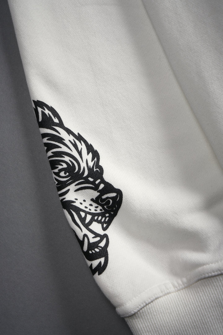 Demon Knight "Pierce" Hoodie in Cream