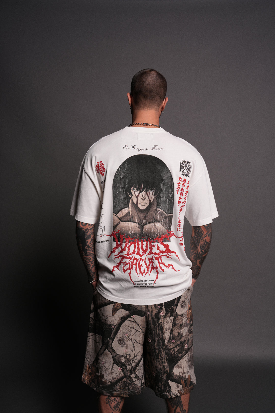 Unbreakable Will "Premium" Oversized Tee in Cream