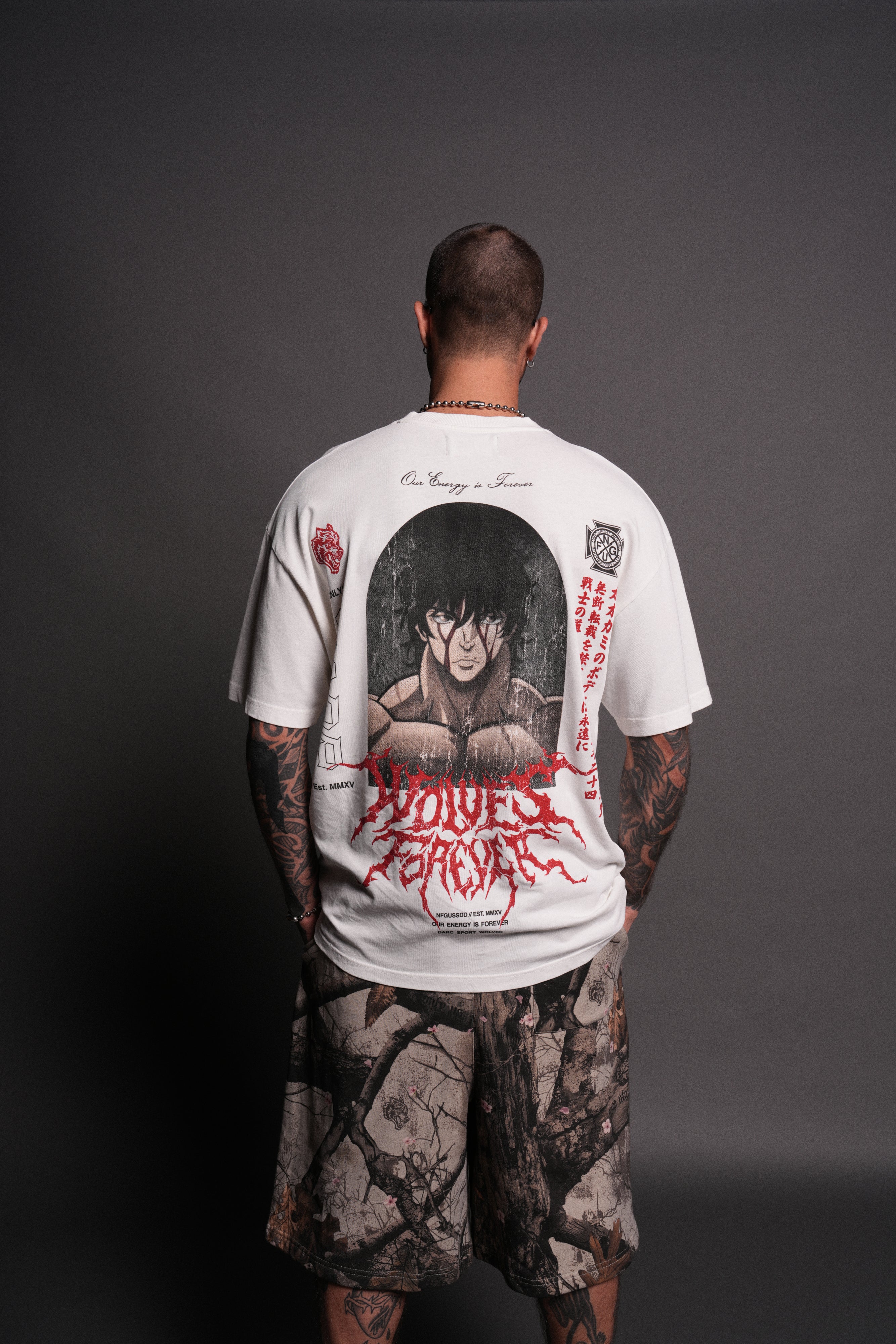 Unbreakable Will "Premium" Oversized Tee in Cream