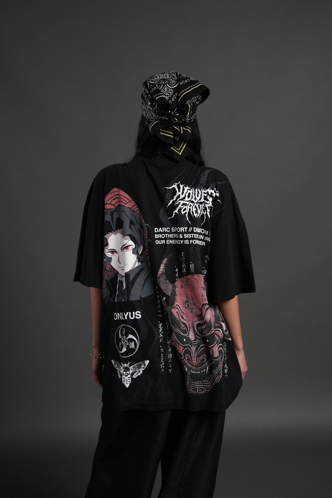 Demon Within "Premium" Oversized Tee in Black