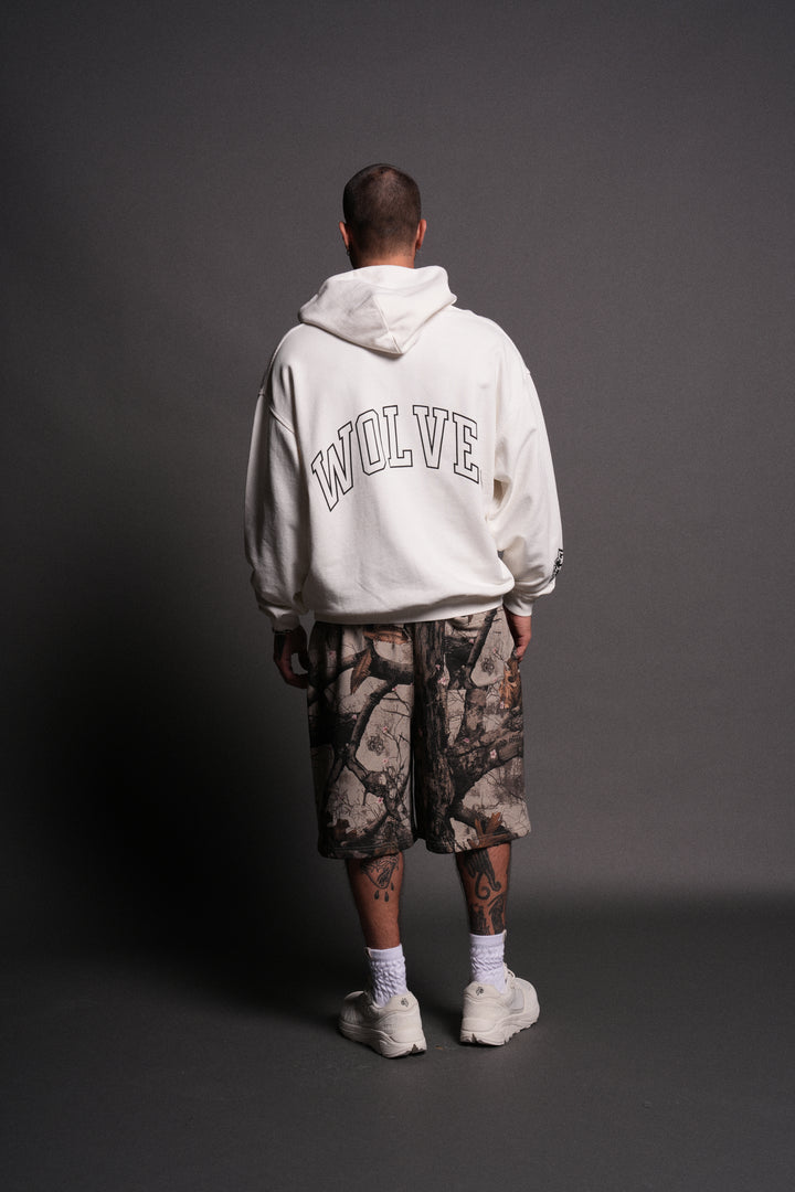 Enraged "Grunge" Hoodie in Cream