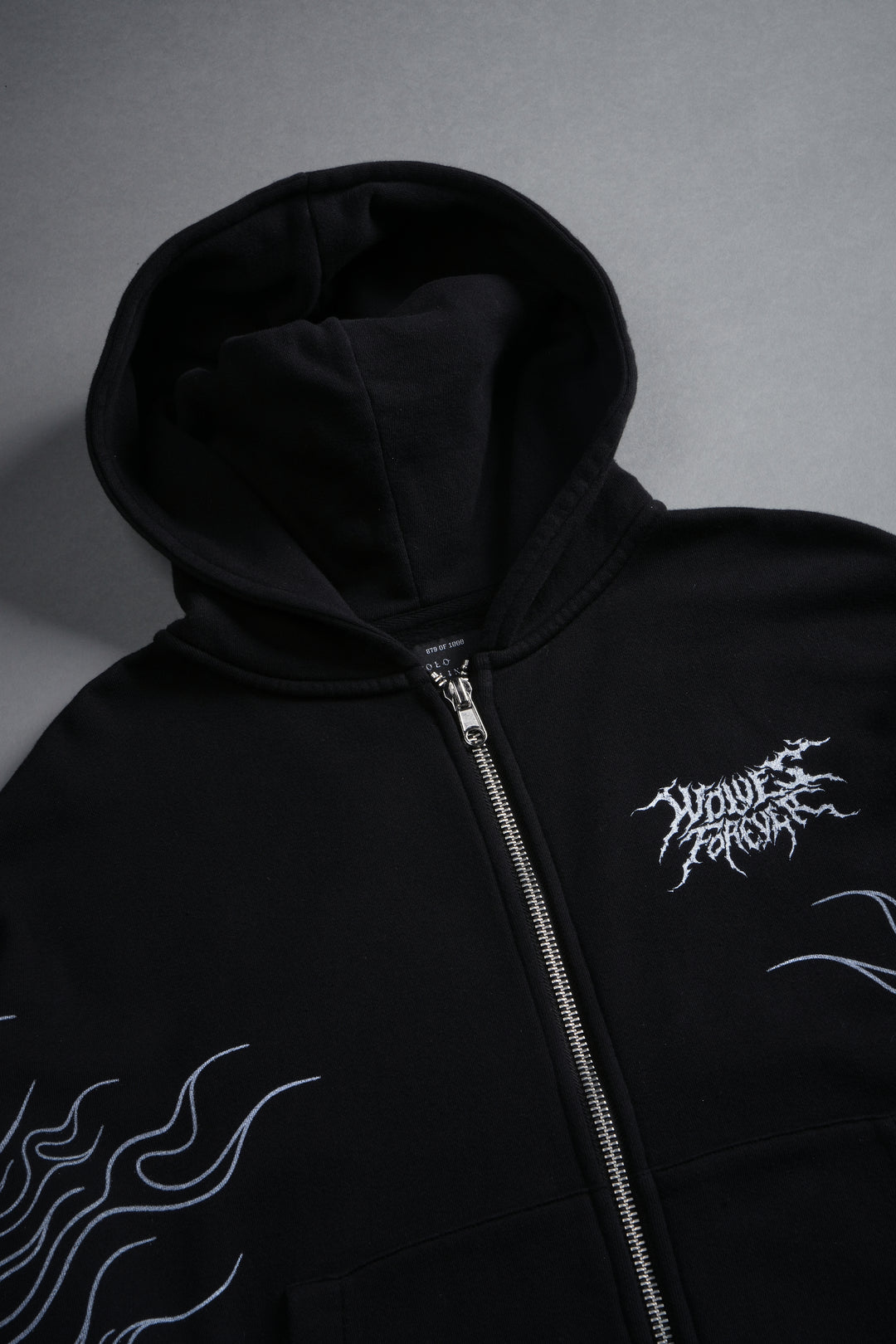 S-Rank Vex Double Zip Hoodie in Black