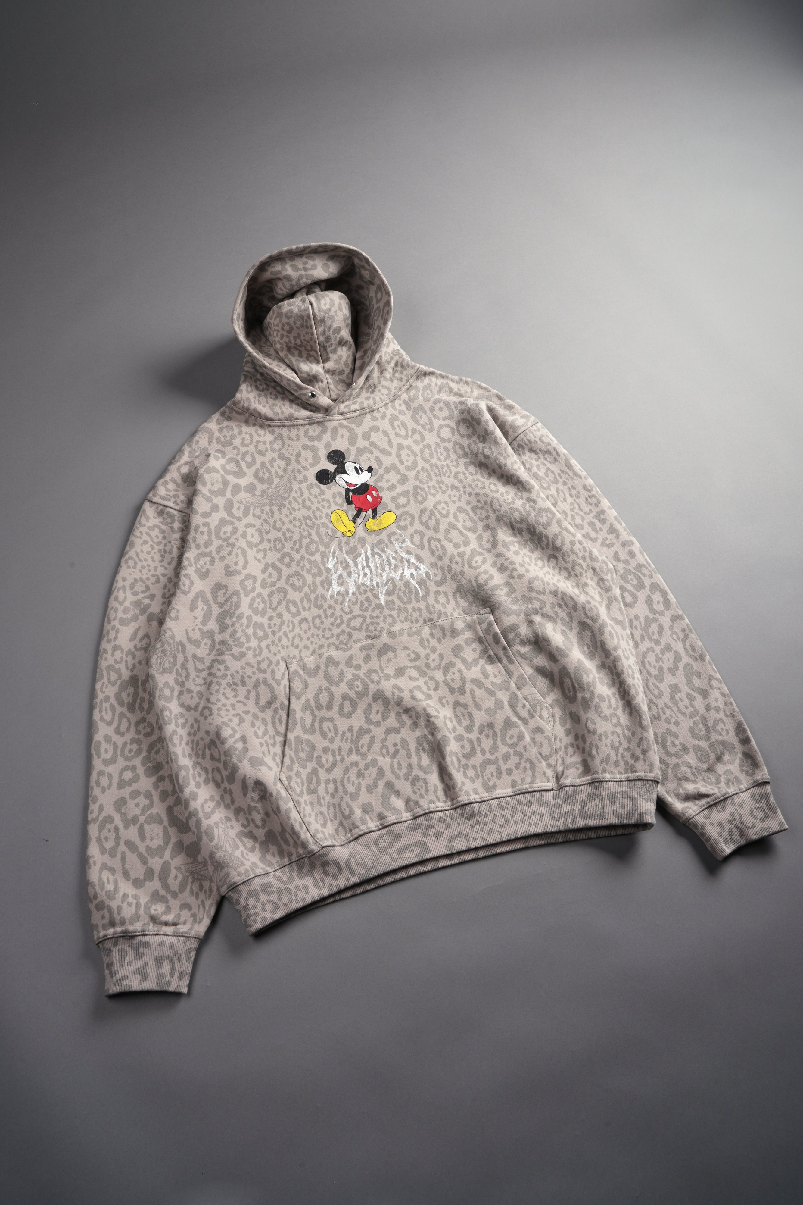 Mickey Mouse Hesh Pierce Hoodie in Clay Leopard
