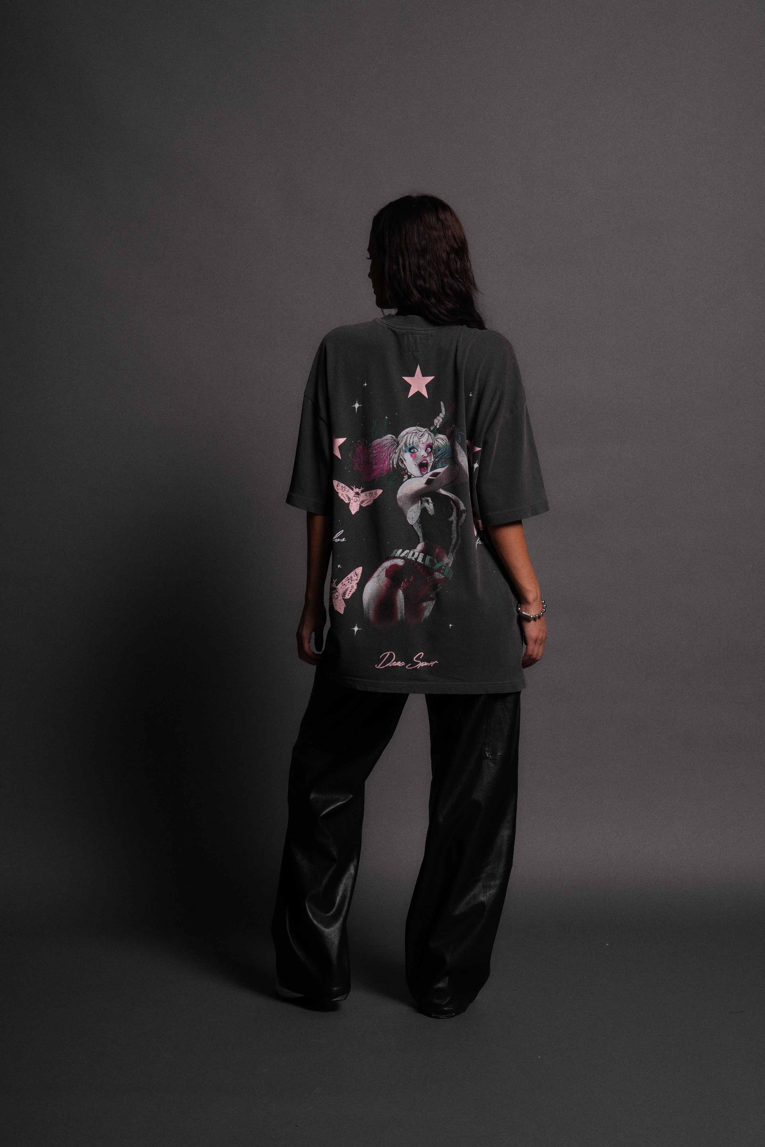 She's a Star Unisex "Premium" Oversized Tee in Wolf Gray