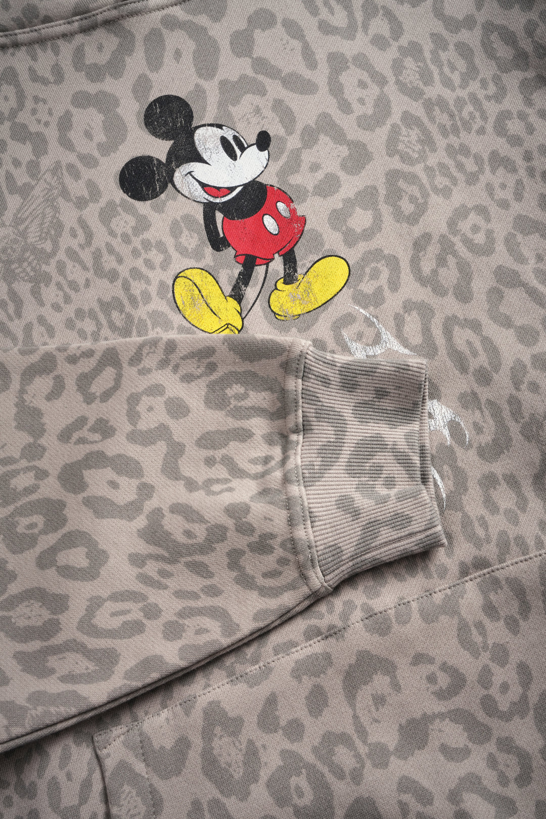 Mickey Mouse Hesh Pierce Hoodie in Clay Leopard