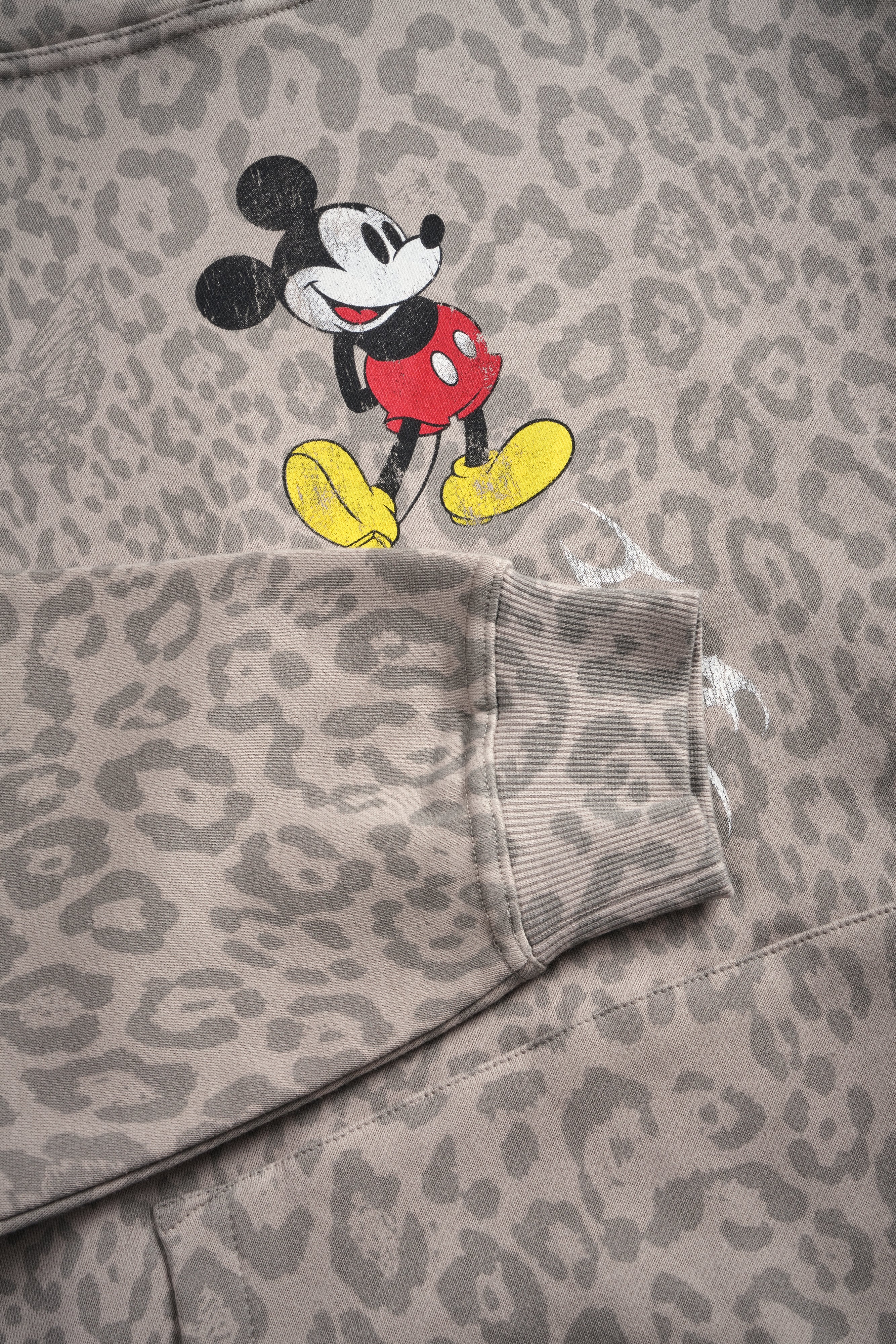 Mickey Mouse Hesh Pierce Hoodie in Clay Leopard
