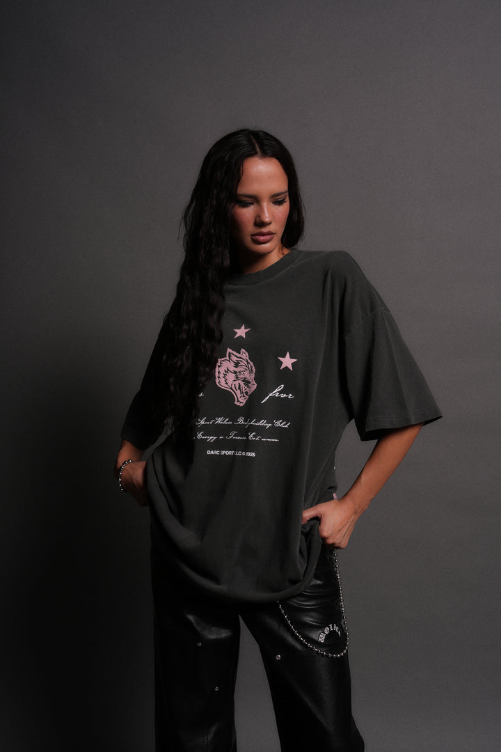 She's a Star Unisex "Premium" Oversized Tee in Wolf Gray