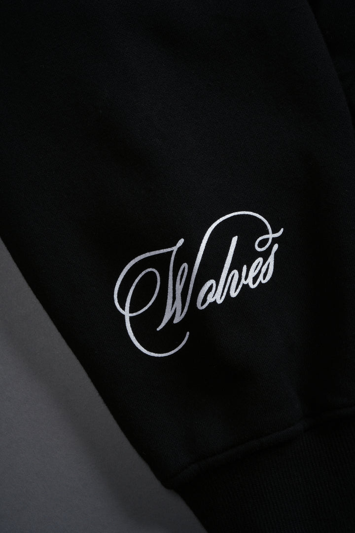 Arise Vex Double Zip Hoodie in Black