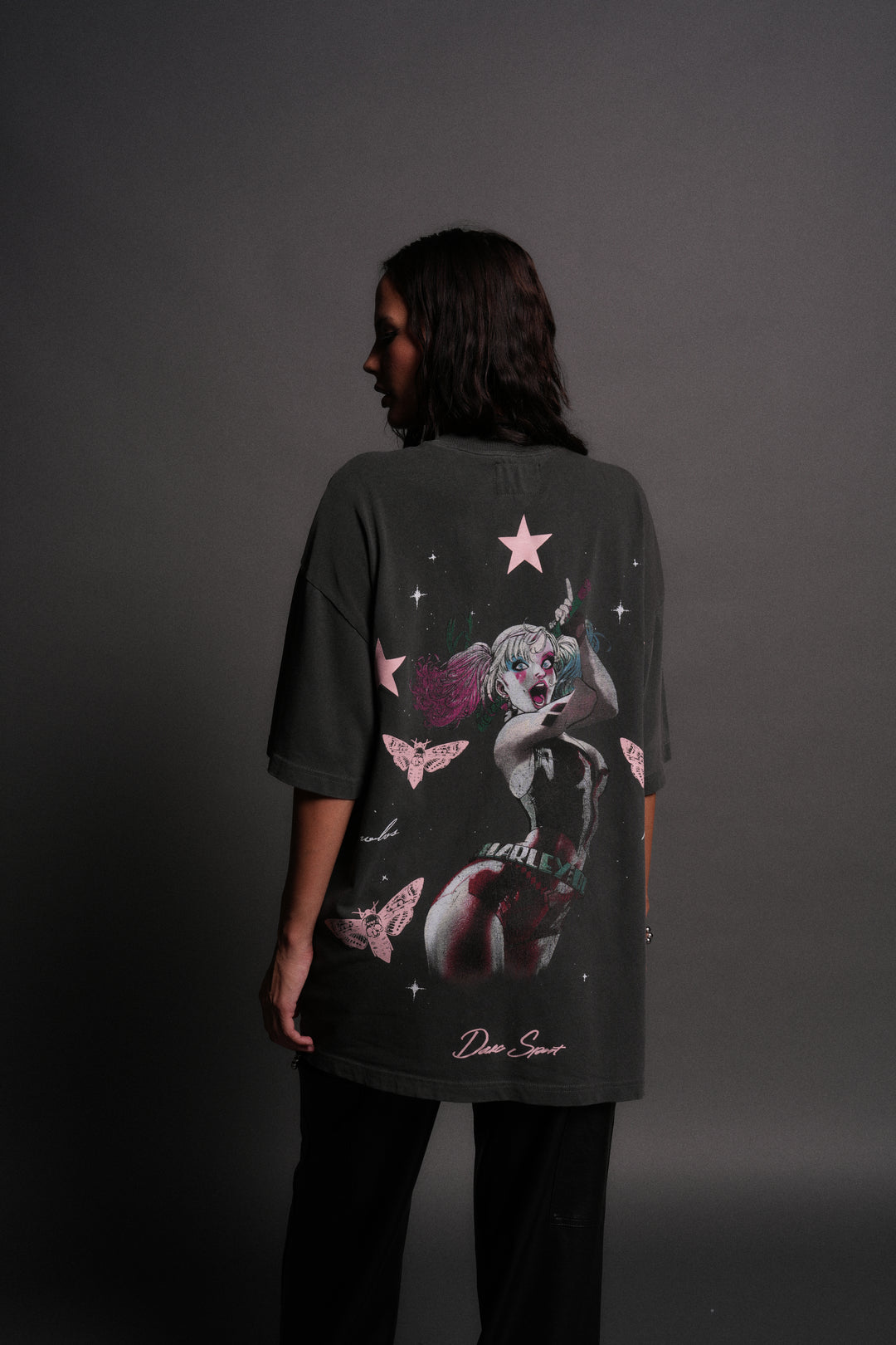 She's a Star Unisex "Premium" Oversized Tee in Wolf Gray