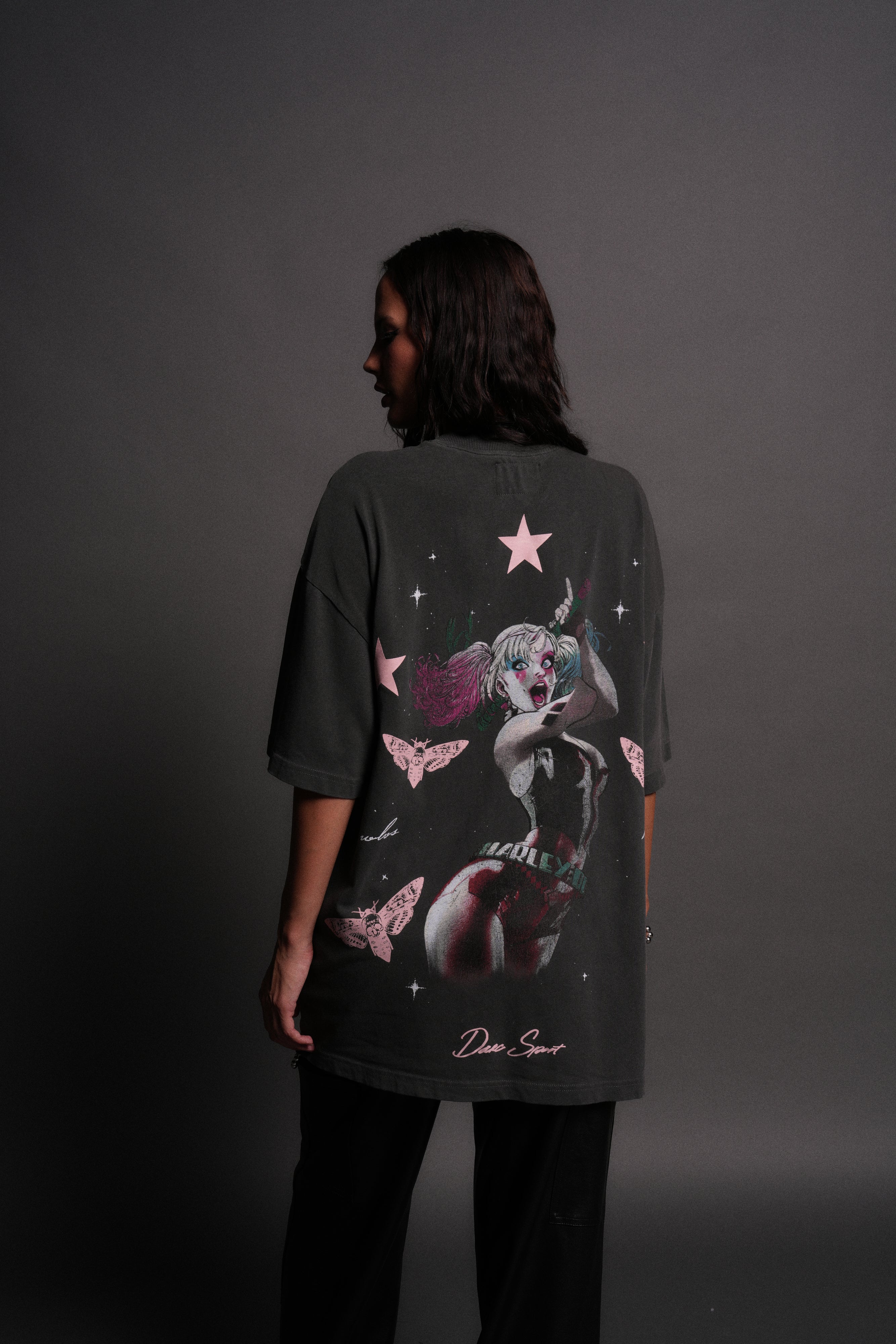 She's a Star Unisex "Premium" Oversized Tee in Wolf Gray