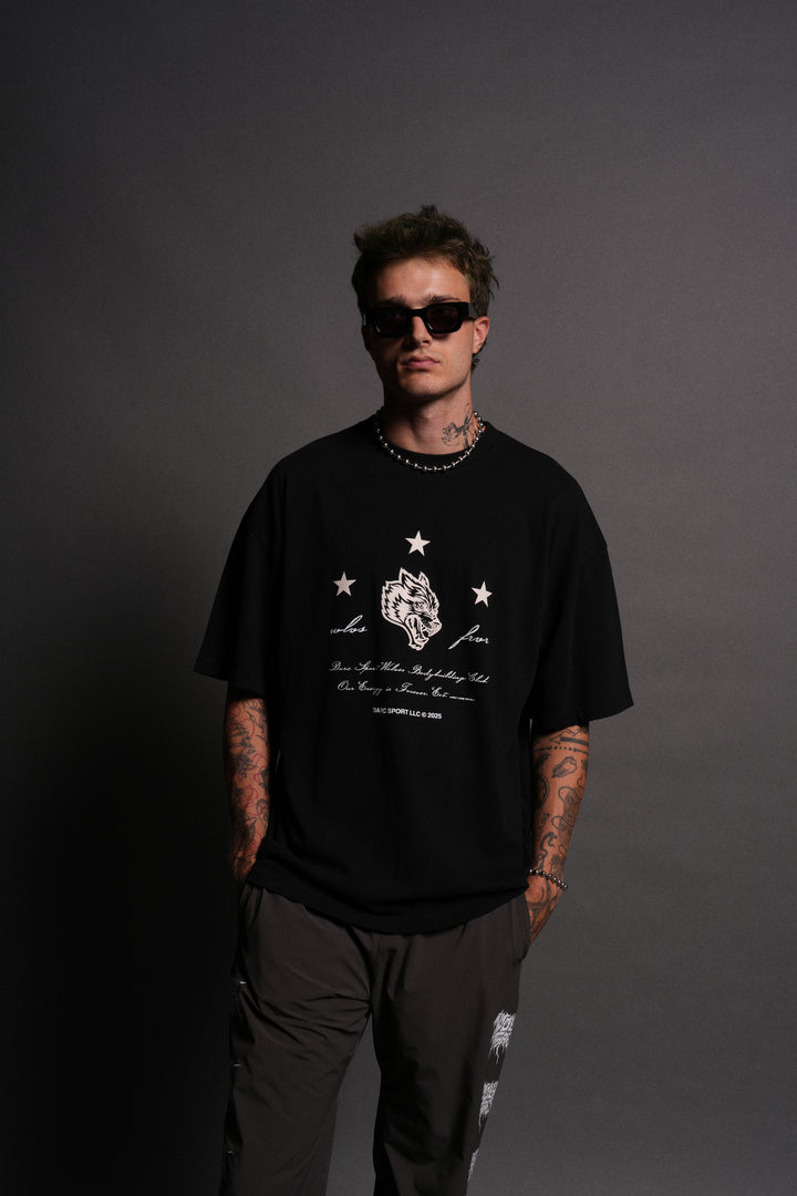 She's a Star Unisex "Premium" Oversized Tee in Black