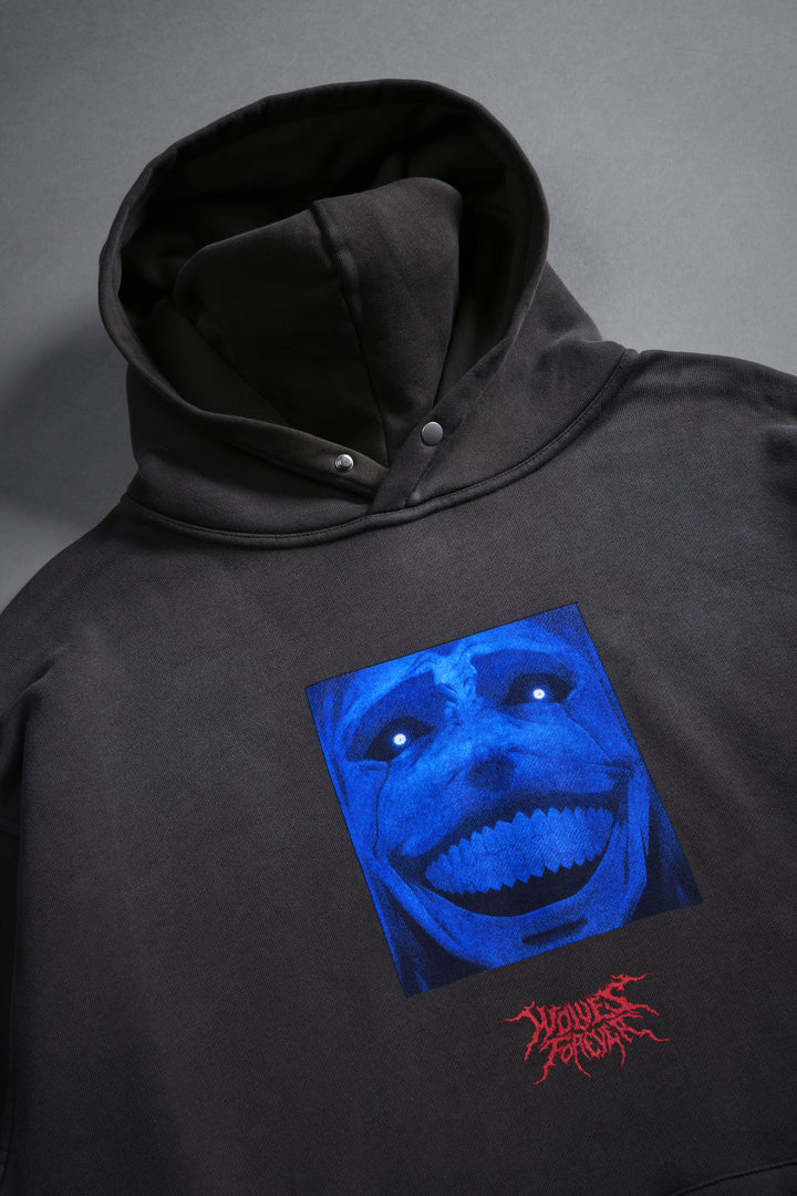 Statue of God "Pierce" Hoodie in Wolf Gray Drift Wash