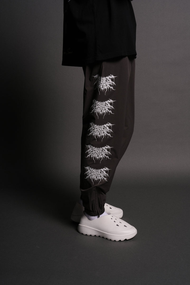 Shadow Hybrid Nylon Track Pants in Wolf Gray
