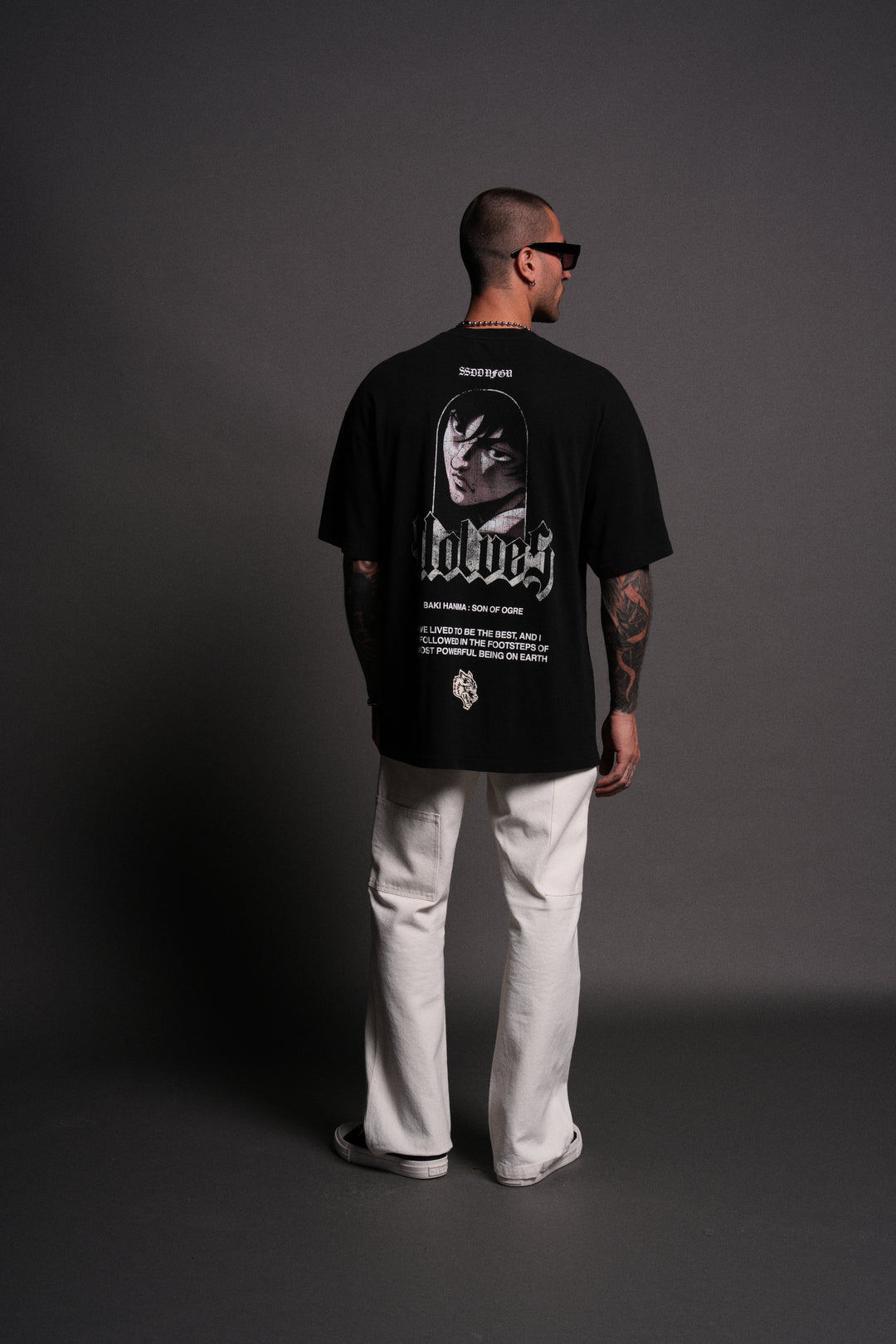 Determined "Premium" Oversized Tee in Black