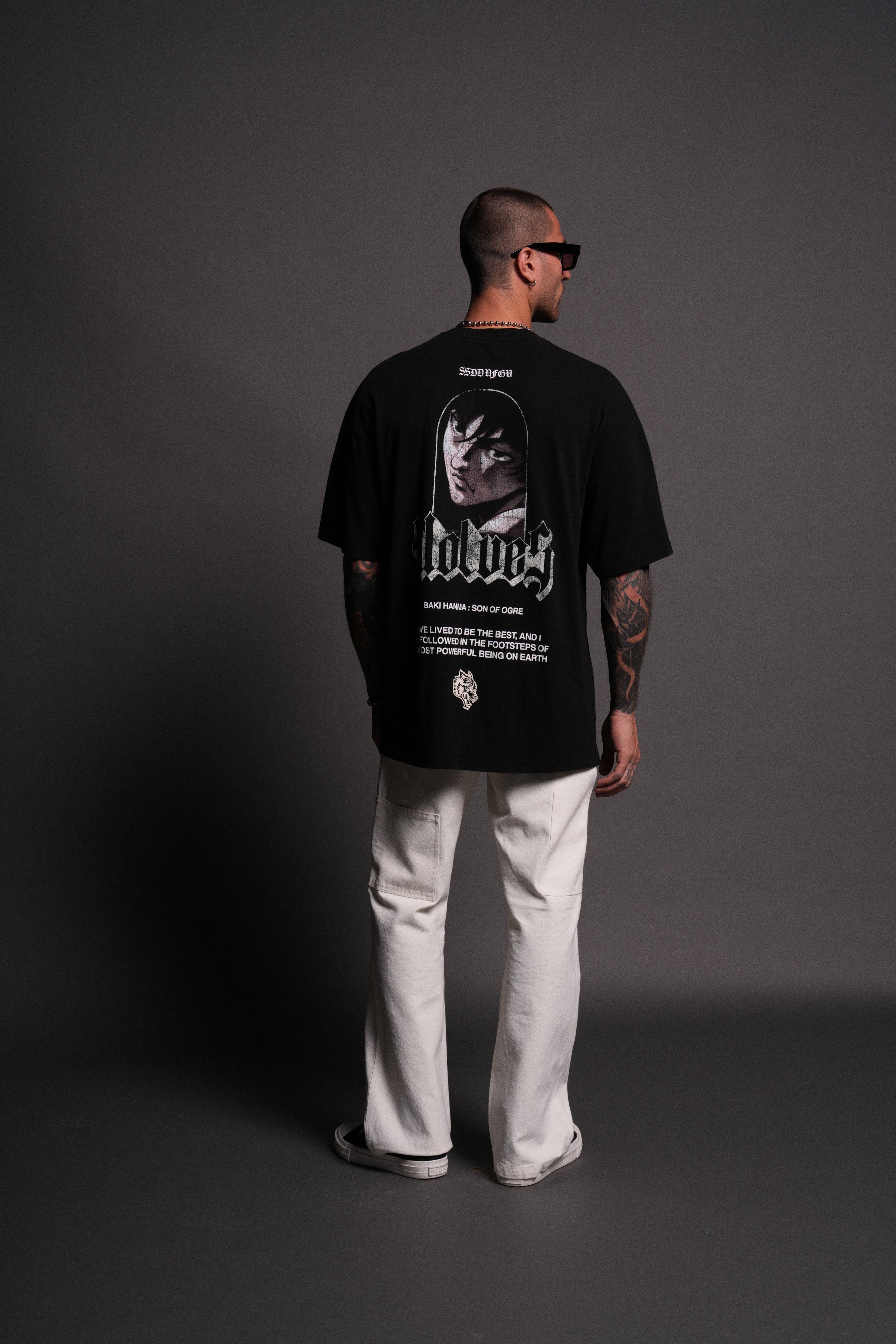 Determined "Premium" Oversized Tee in Black