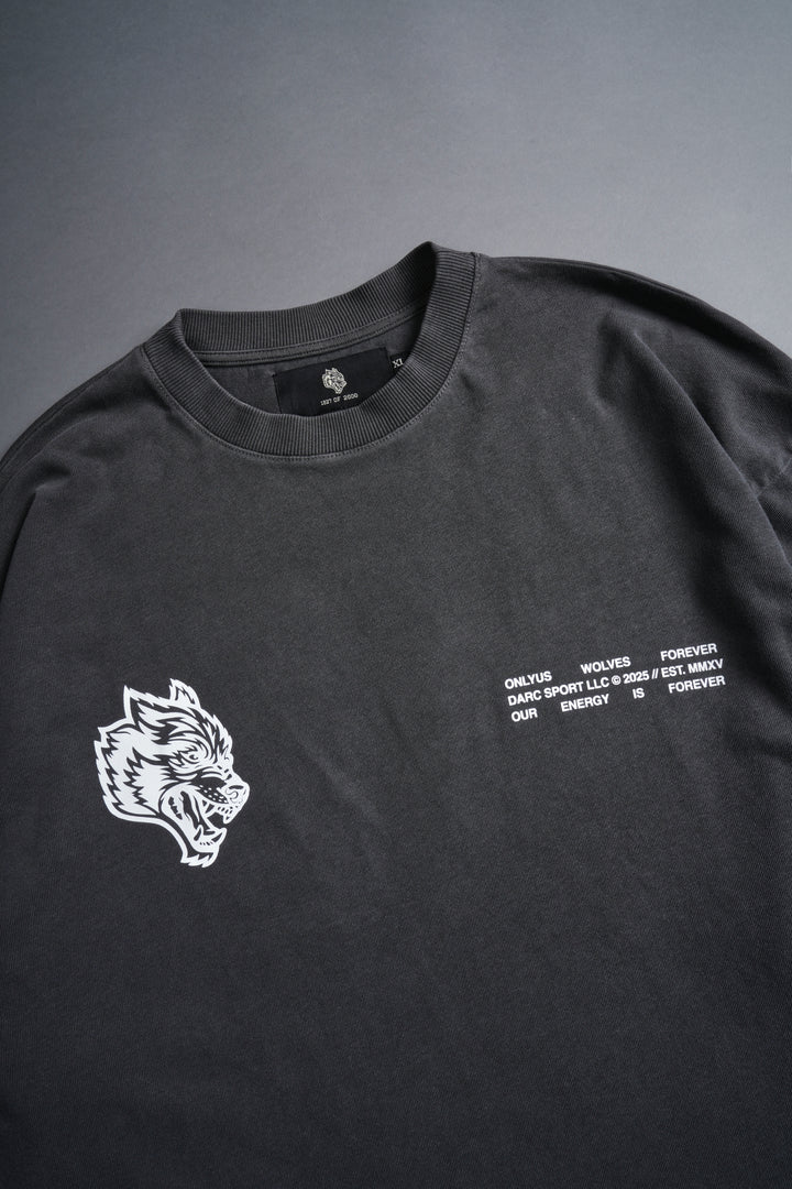 Live Today "Premium" Oversized Tee in Wolf Gray