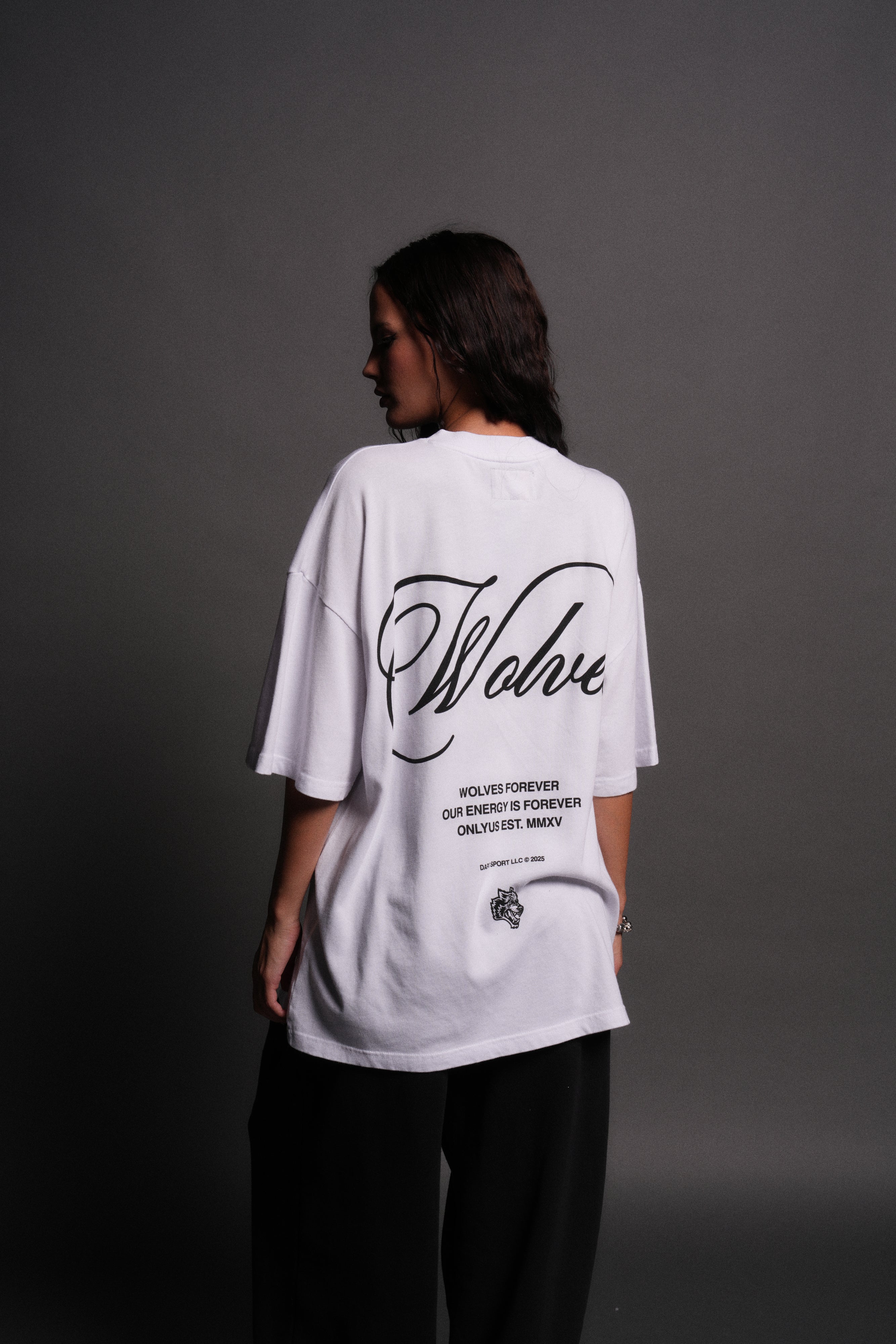 (1 Of 500) Feral "Premium" Oversized Tee in White