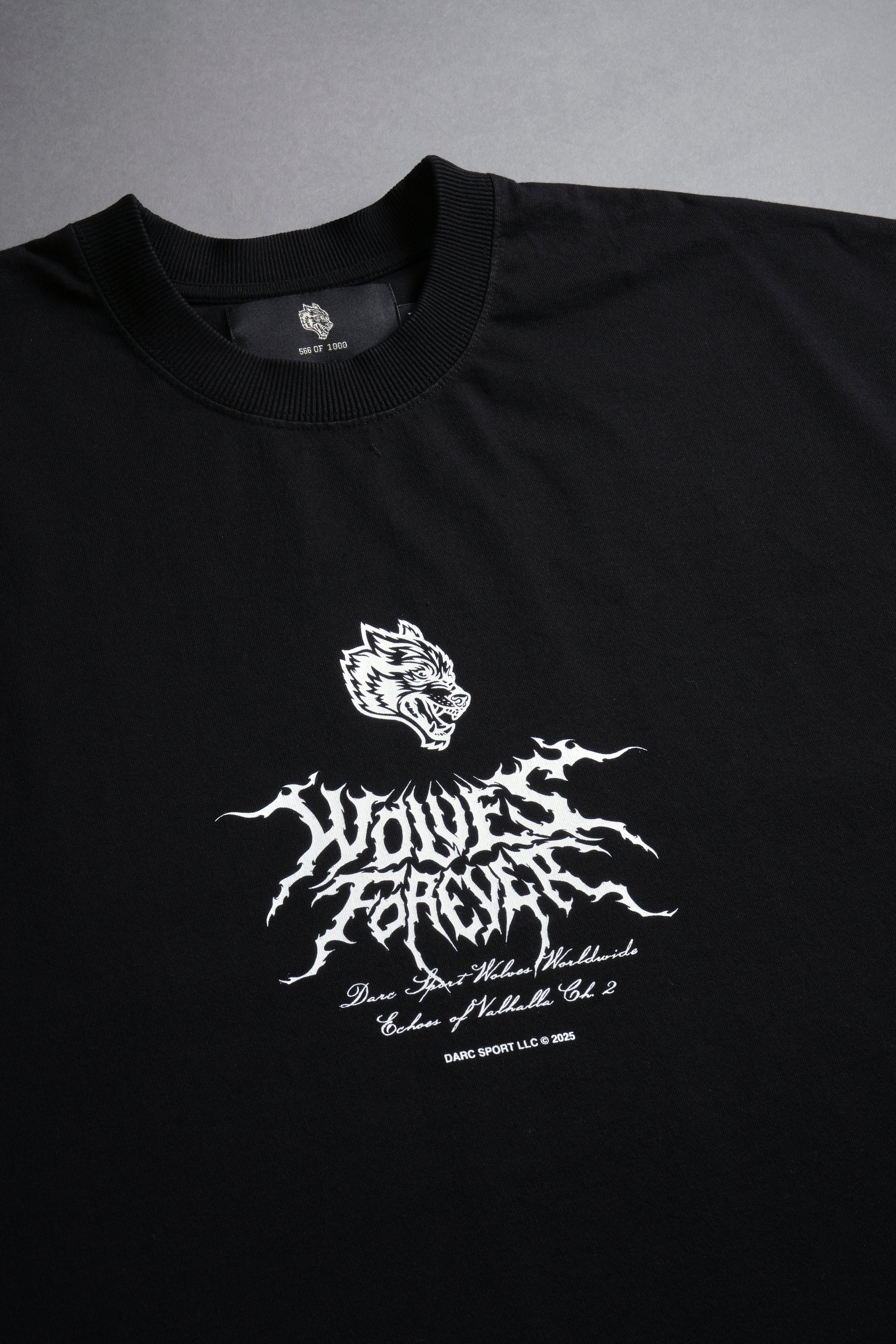 Darc Wings "Grunge" Cut Off Tee in Black