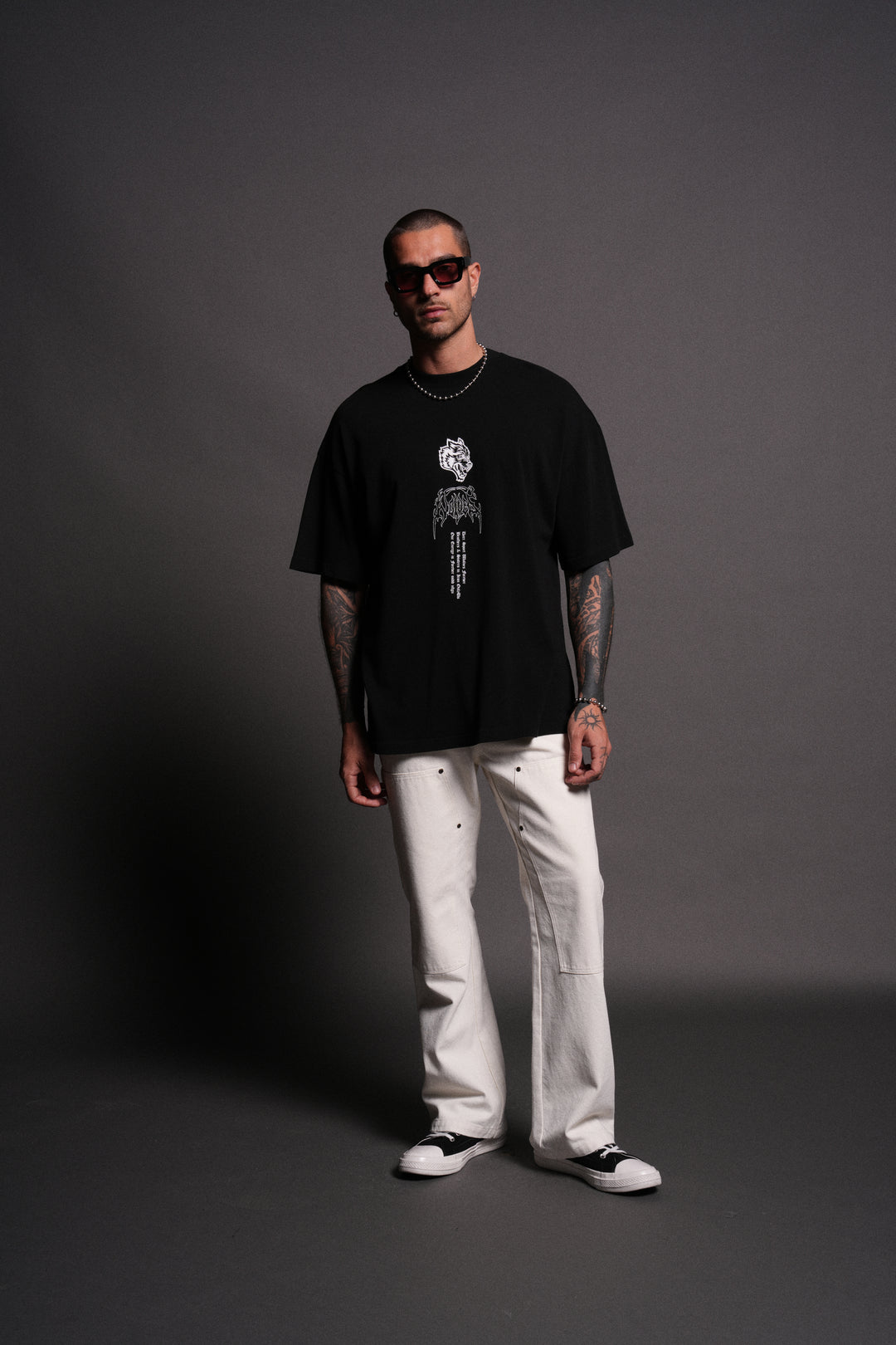 Kokushibo "Premium" Oversized Tee in Black