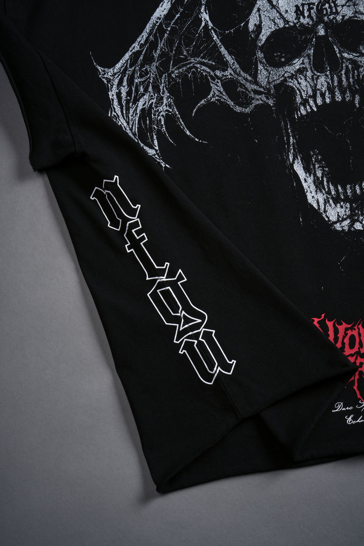 Darc Wings "Grunge" Cut Off Tee in Black