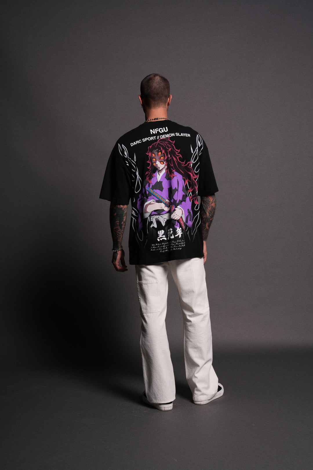 Kokushibo "Premium" Oversized Tee in Black