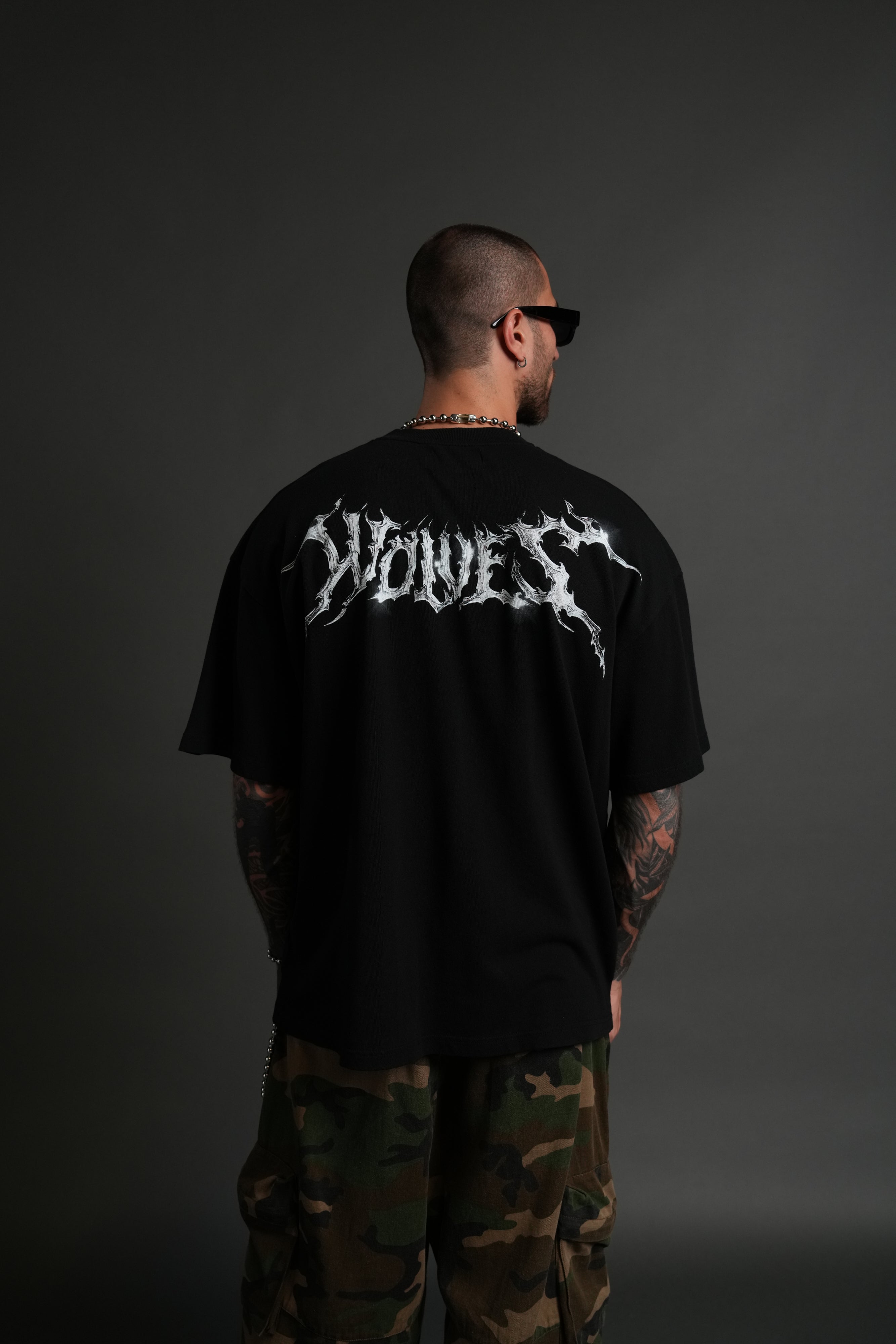 Blood Thirsty Future "Premium" Oversized Tee in Black