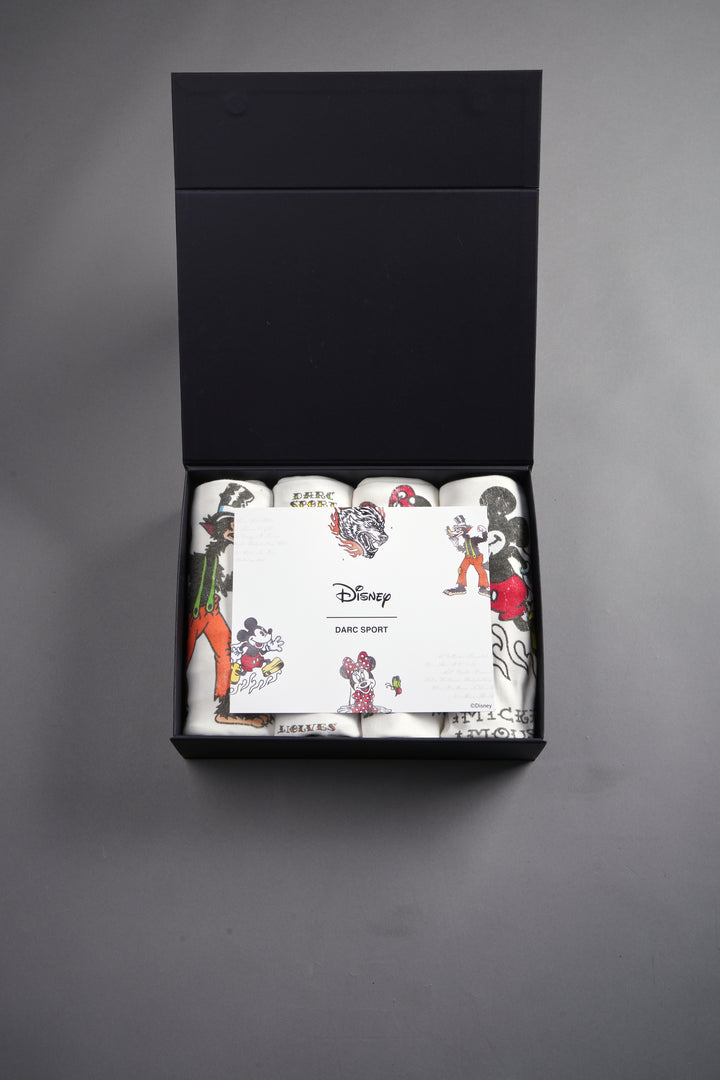 Mickey & The Wolf "Side-By-Side" Tee Box Set in Cream