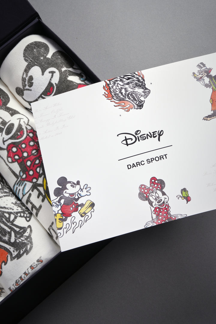 Mickey & The Wolf "Side-By-Side" Tee Box Set in Cream
