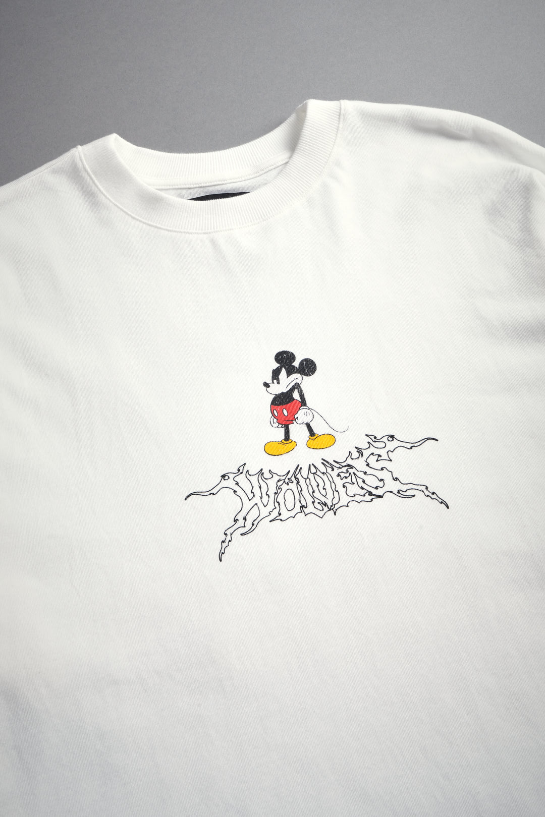 Mickey Wlvsfrvr Premium Oversized Tee in Cream