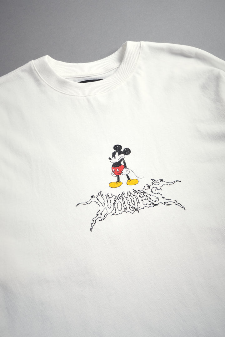 Mickey Wlvsfrvr Premium Oversized Tee in Cream