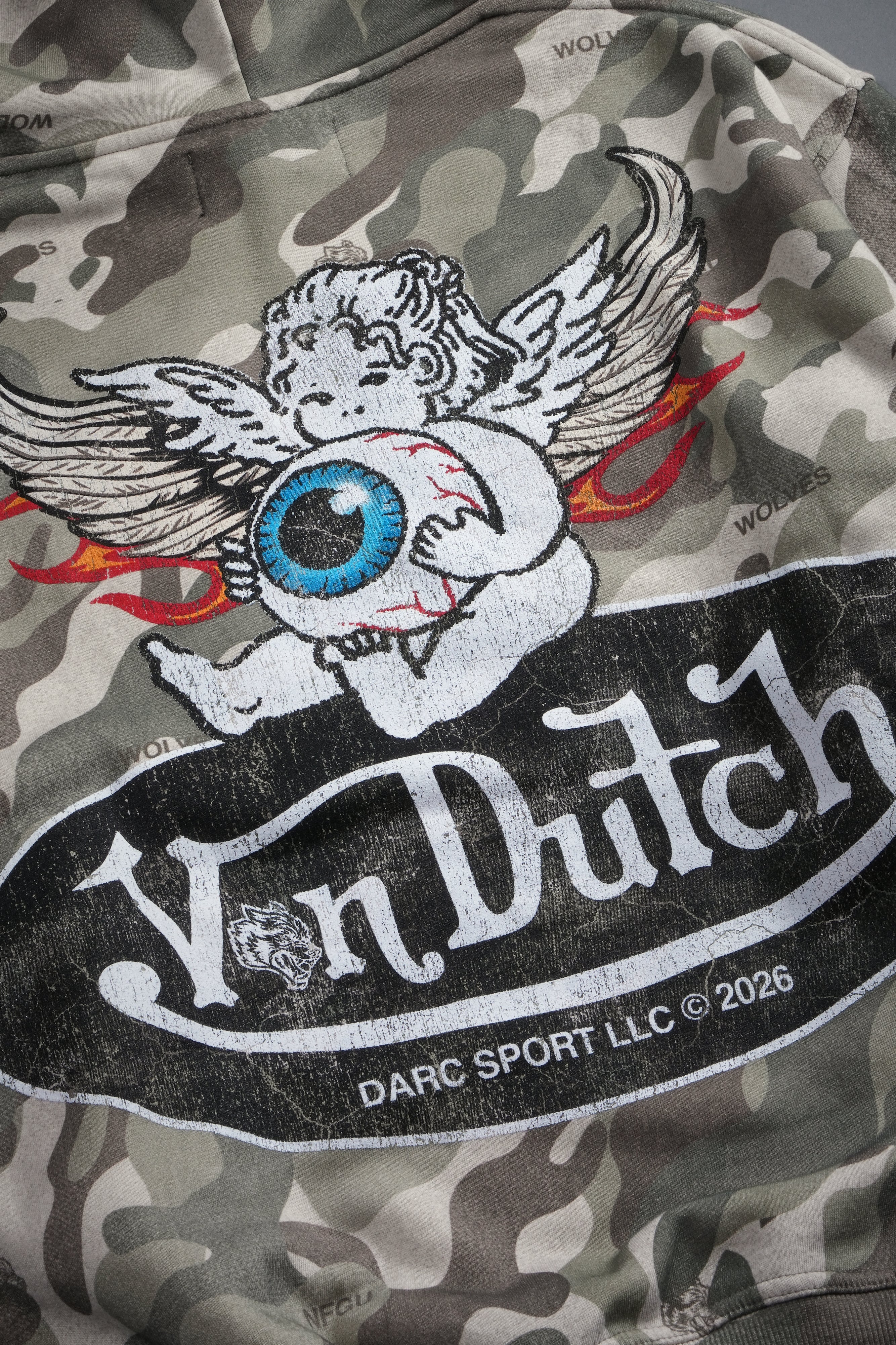 Von Wild Pierce Hoodie in Dsvd Green Camo – DarcSport
