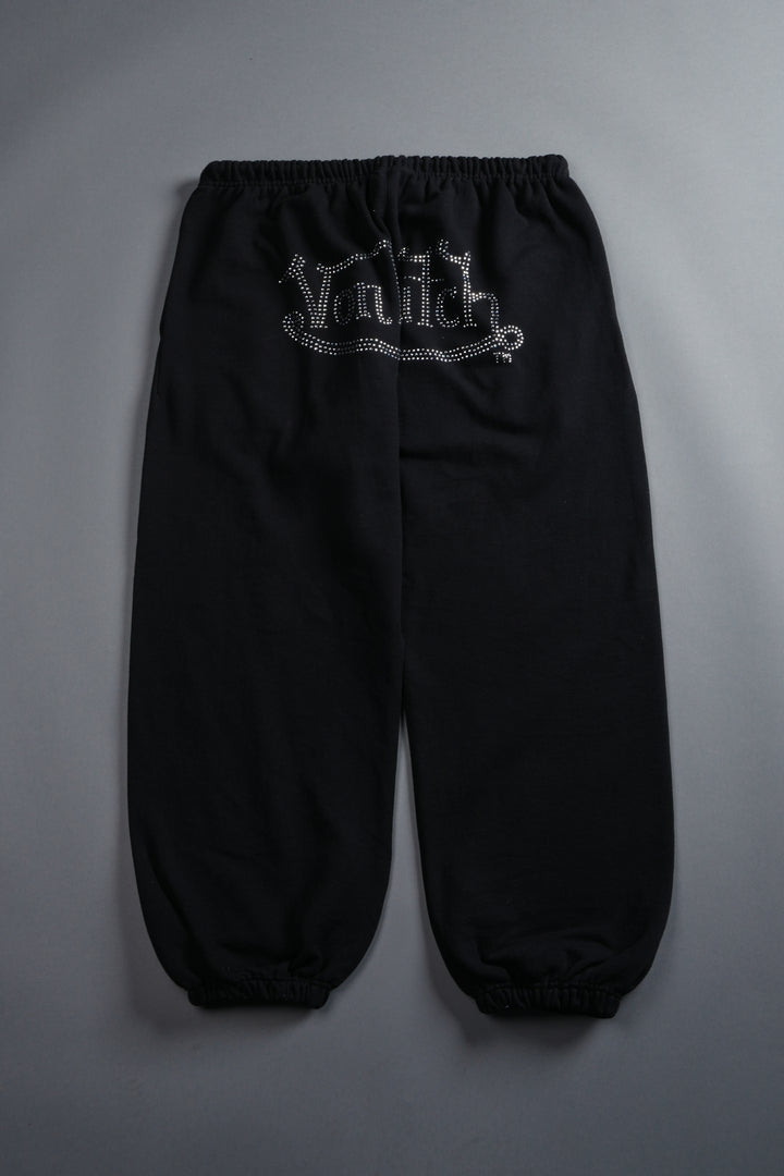 Y2Kulture Lightweight Lounger Sweat Pants in Black