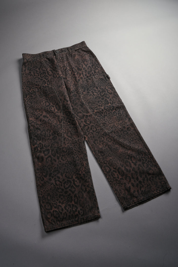 Wolves Chopper Dillon Pants in Darc Brown Leopard