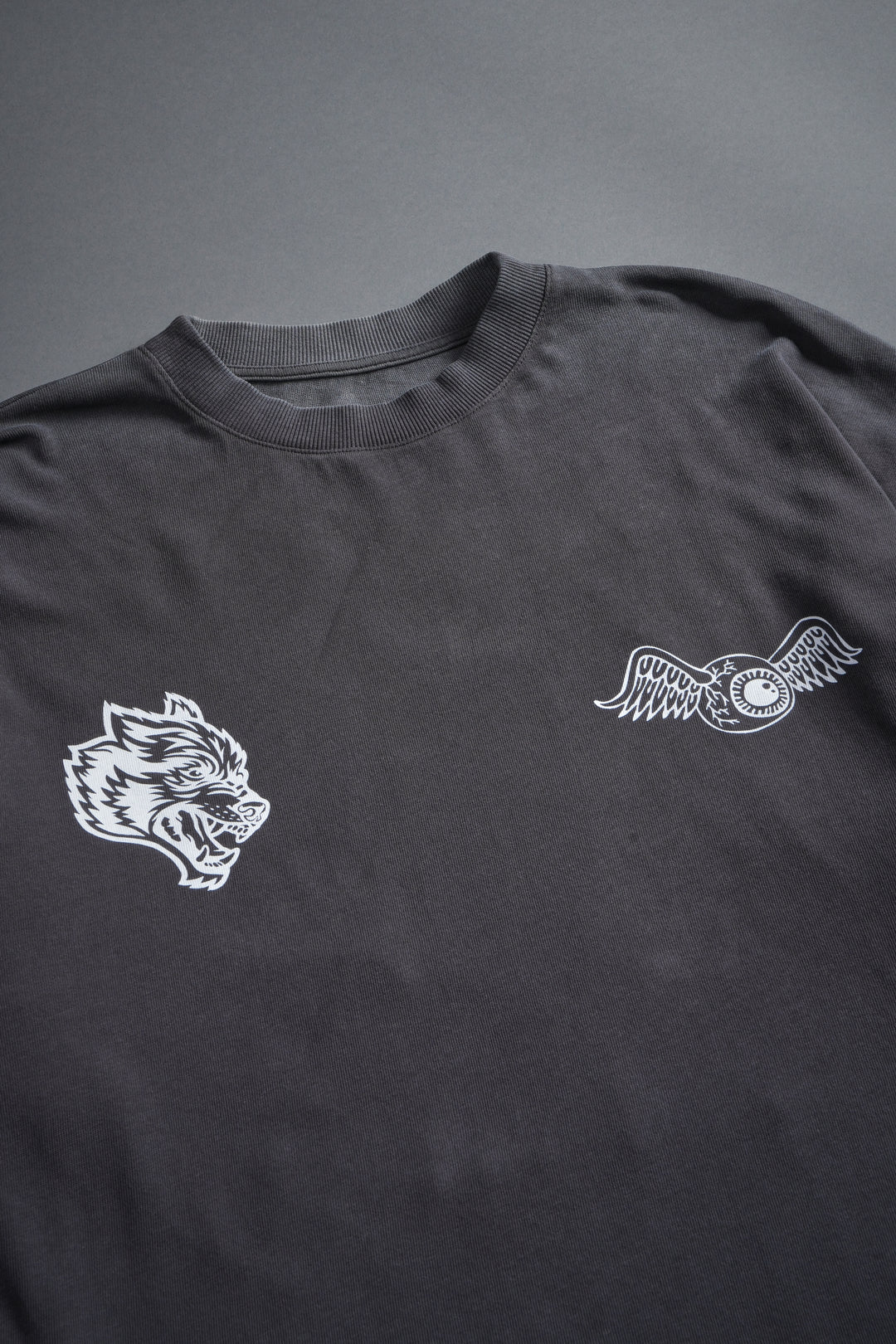 Kulture Klash V2 Premium Oversized Tee in Wolf Gray