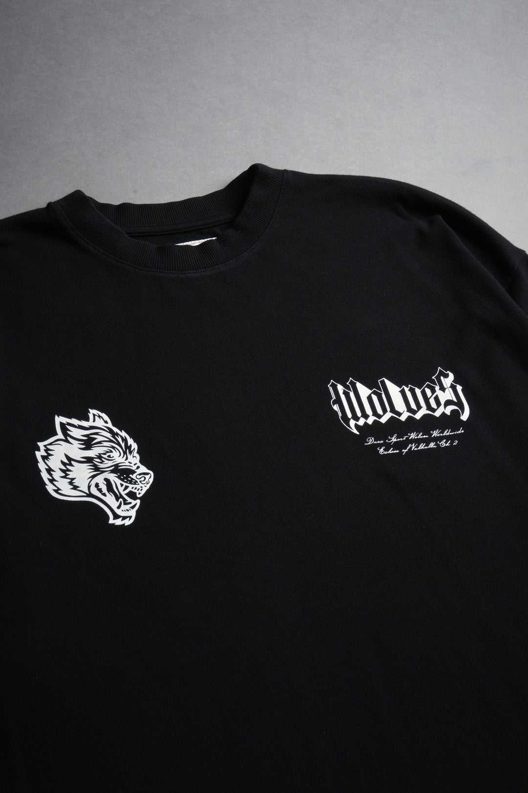 Darc Pegasus "Side By Side" Oversized Tee in Black