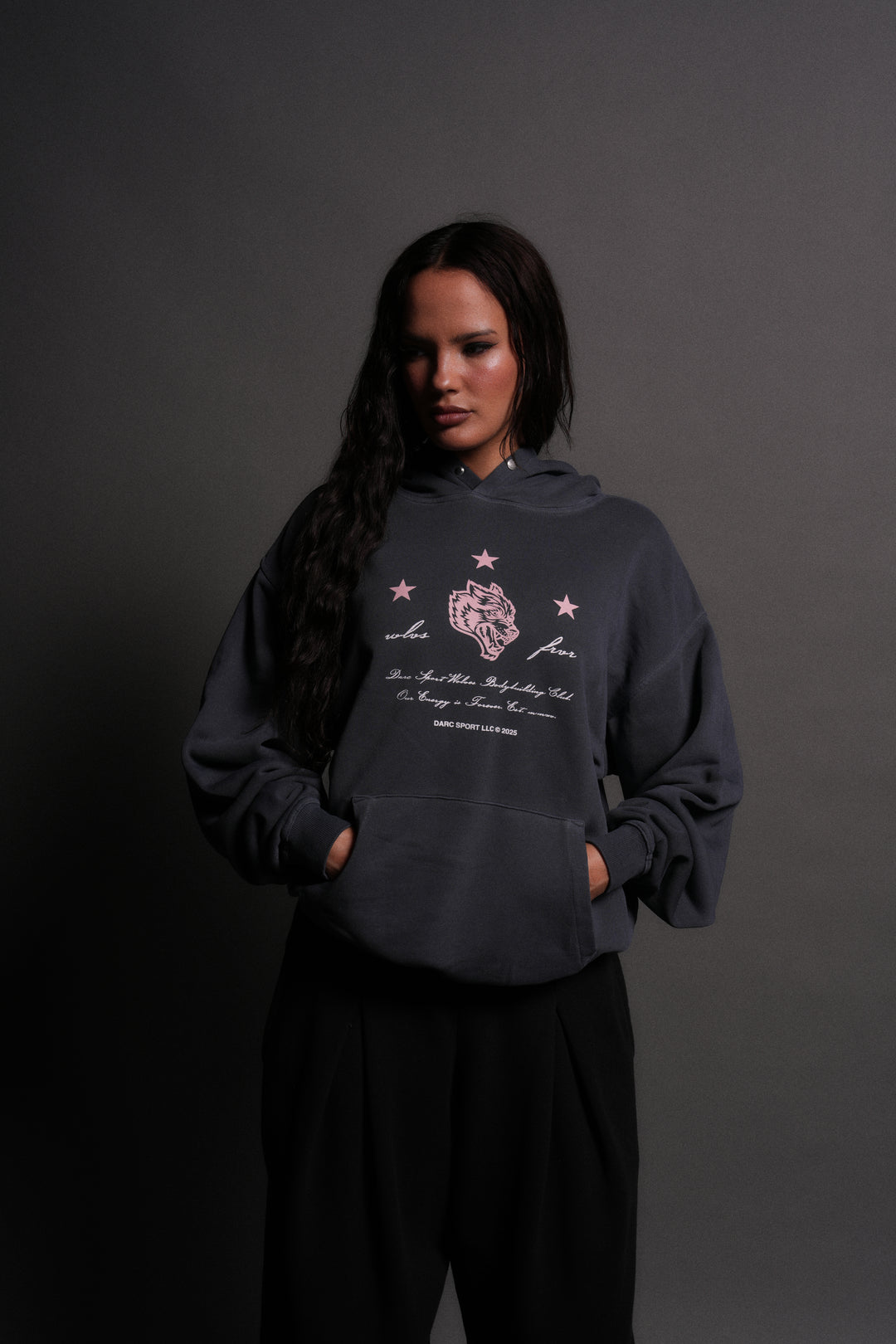 She's a Star Unisex "Pierce" Hoodie in Darc Blue