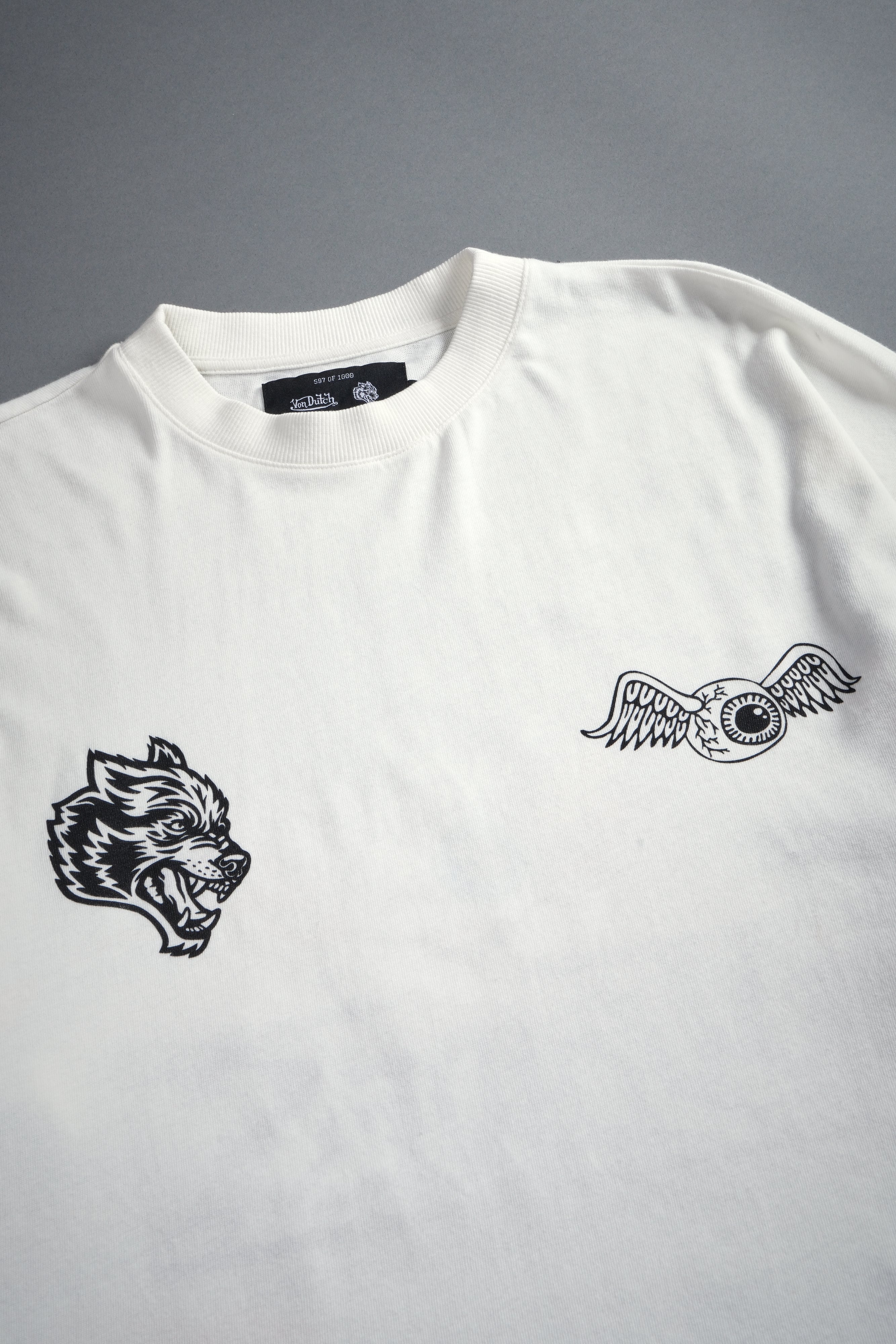 Kulture Klash Premium Oversized Tee in Cream