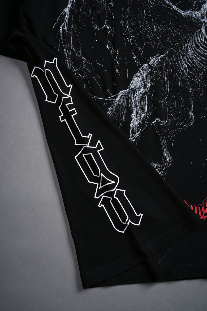 Darc Pegasus "Side By Side" Oversized Tee in Black