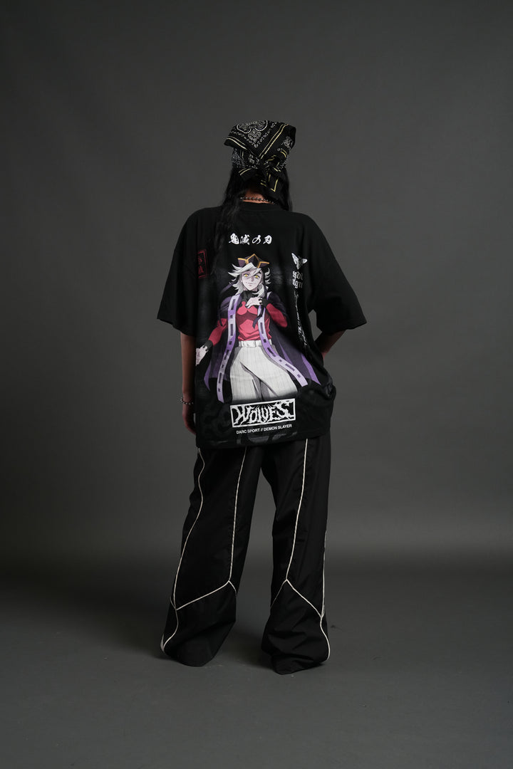 Doma "Side By Side" Series Premium Oversized Tee in Black