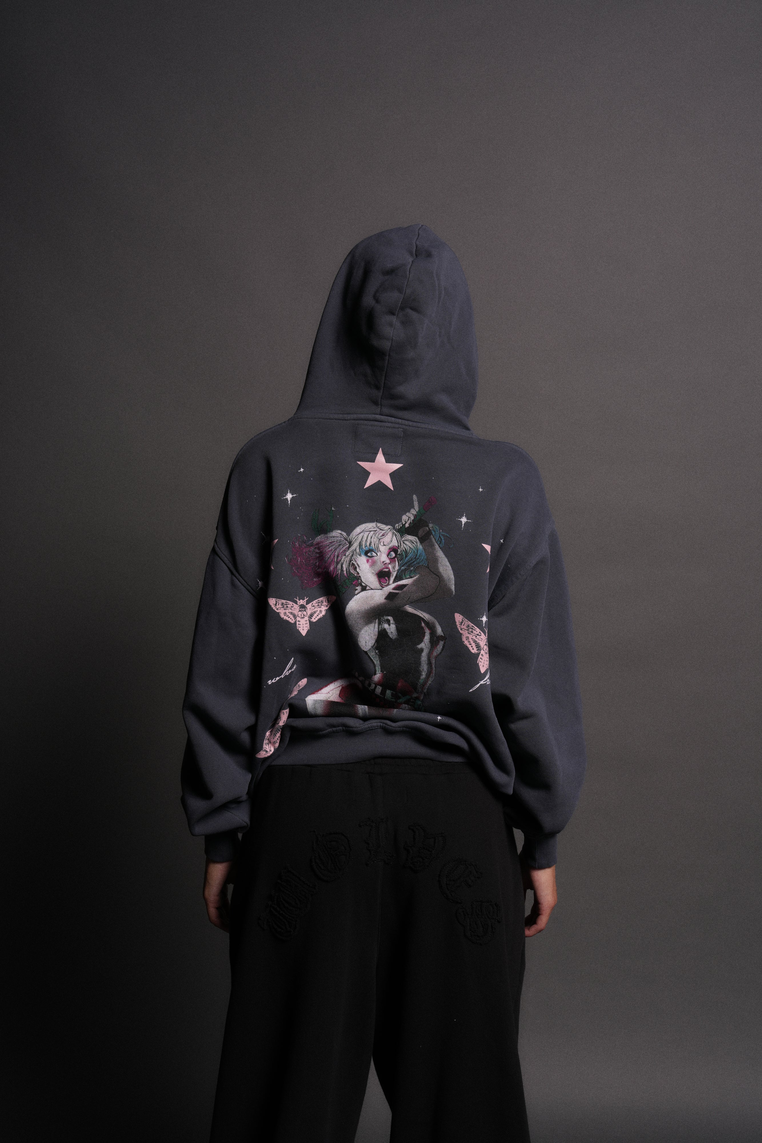 She's a Star Unisex "Pierce" Hoodie in Darc Blue