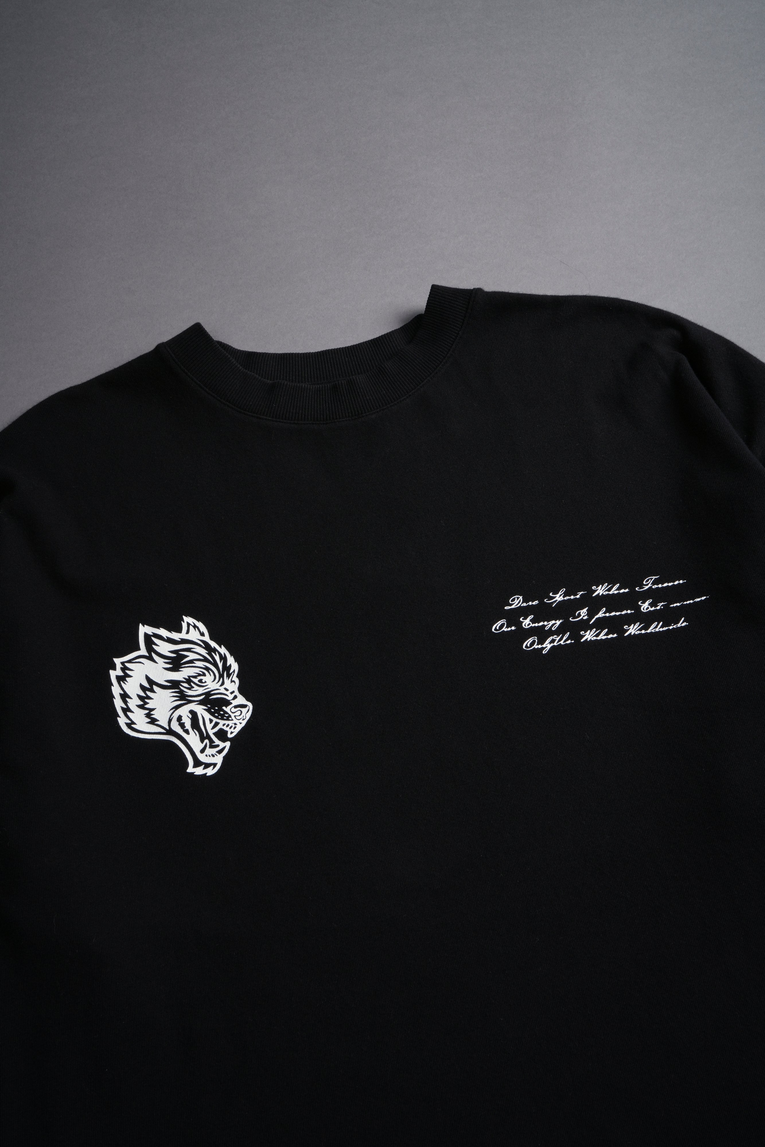 Fear Is My Ally "Premium" Oversized Tee in Black